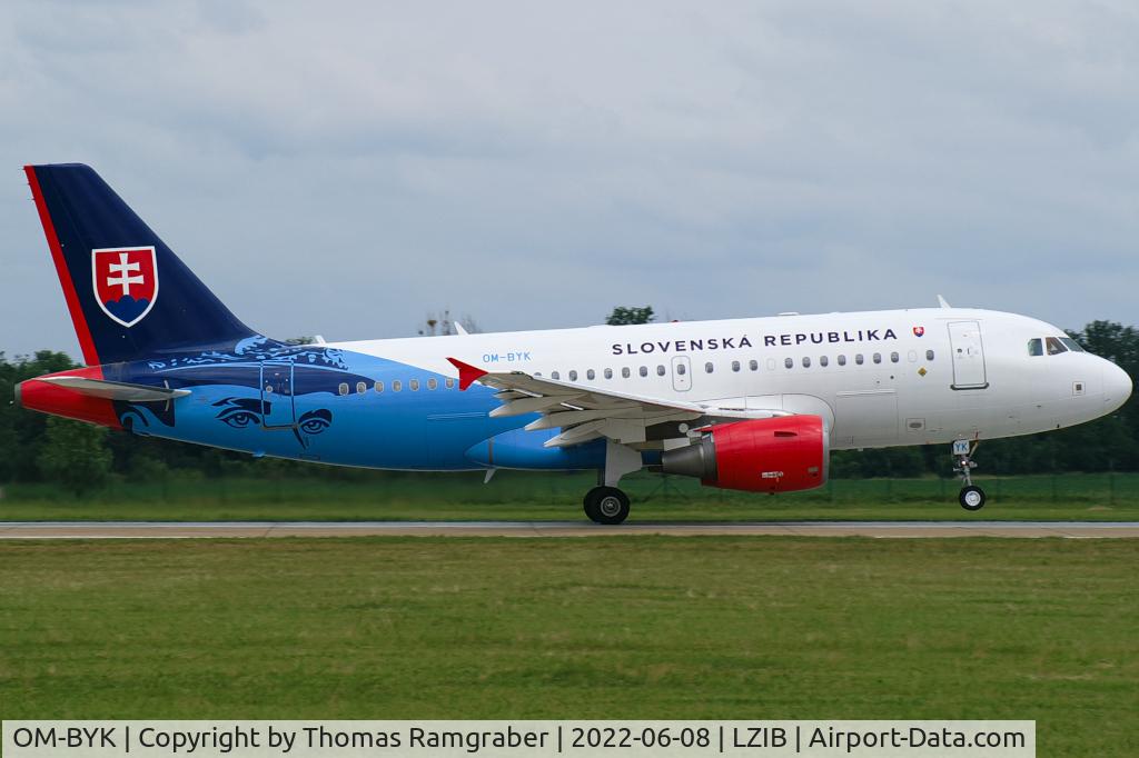 OM-BYK, 2001 Airbus ACJ319 (A319-115/CJ) C/N 1485, Slovakia - Government Airbus A319(CJ)