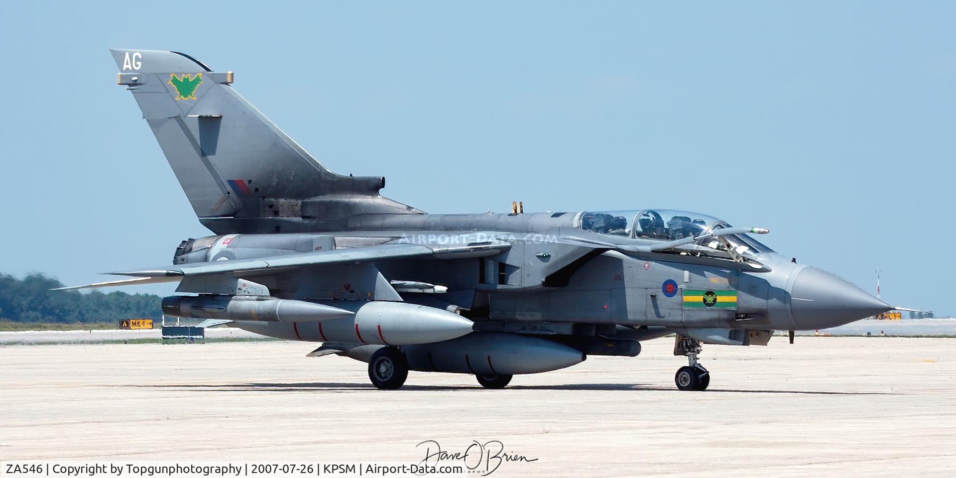 ZA546, 1981 Panavia Tornado GR.4 C/N 058/BS015/3030, ASCOT flight