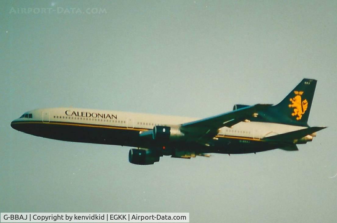G-BBAJ, 1974 Lockheed L-1011-385-1 TriStar 1 C/N 193E-1106, At Gatwick circa 1989.