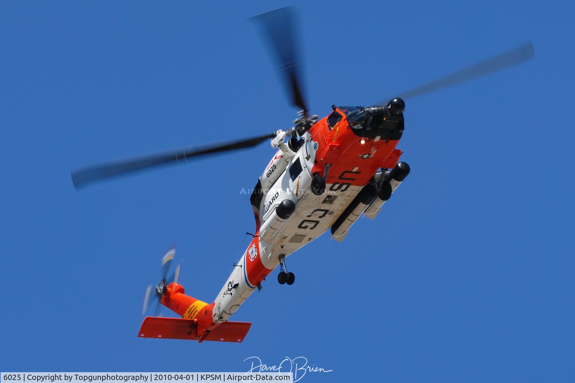 6025, Sikorsky HH-60J Jayhawk C/N 70.1784, Heading back to Otis