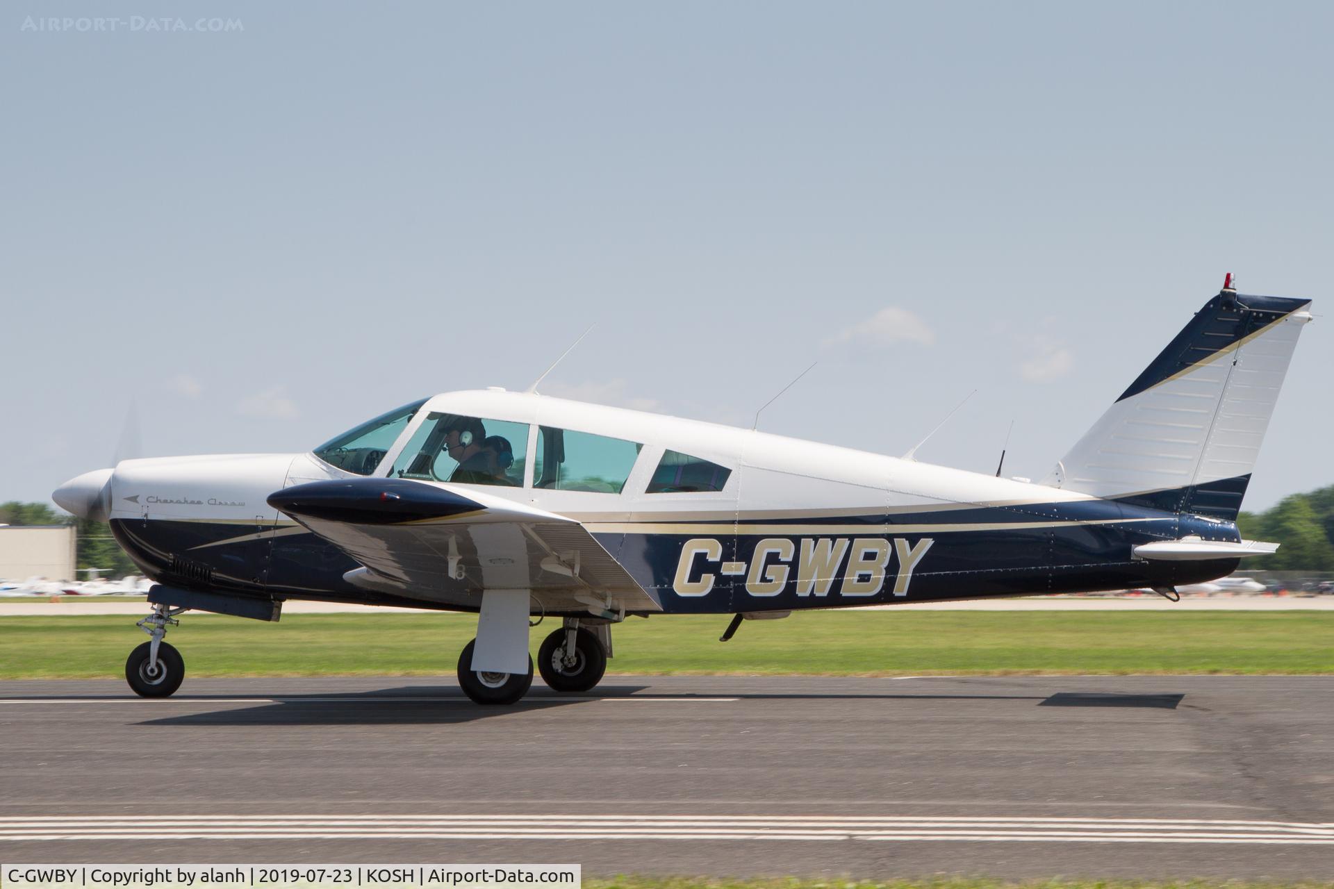 C-GWBY, 1969 Piper PA-28R-180 Cherokee Arrow C/N 28R-31112, At AirVenture 2019