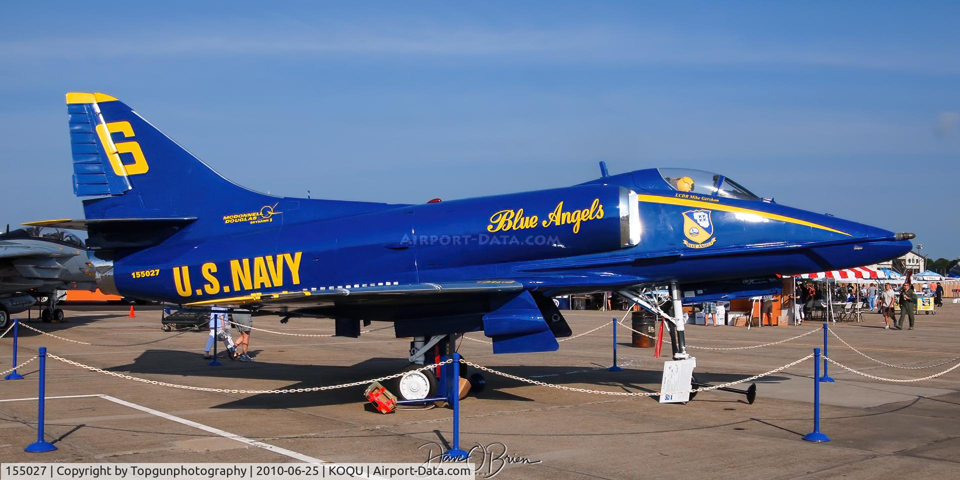 155027, Douglas A-4F Skyhawk C/N 13843, Rhode Island Museum display