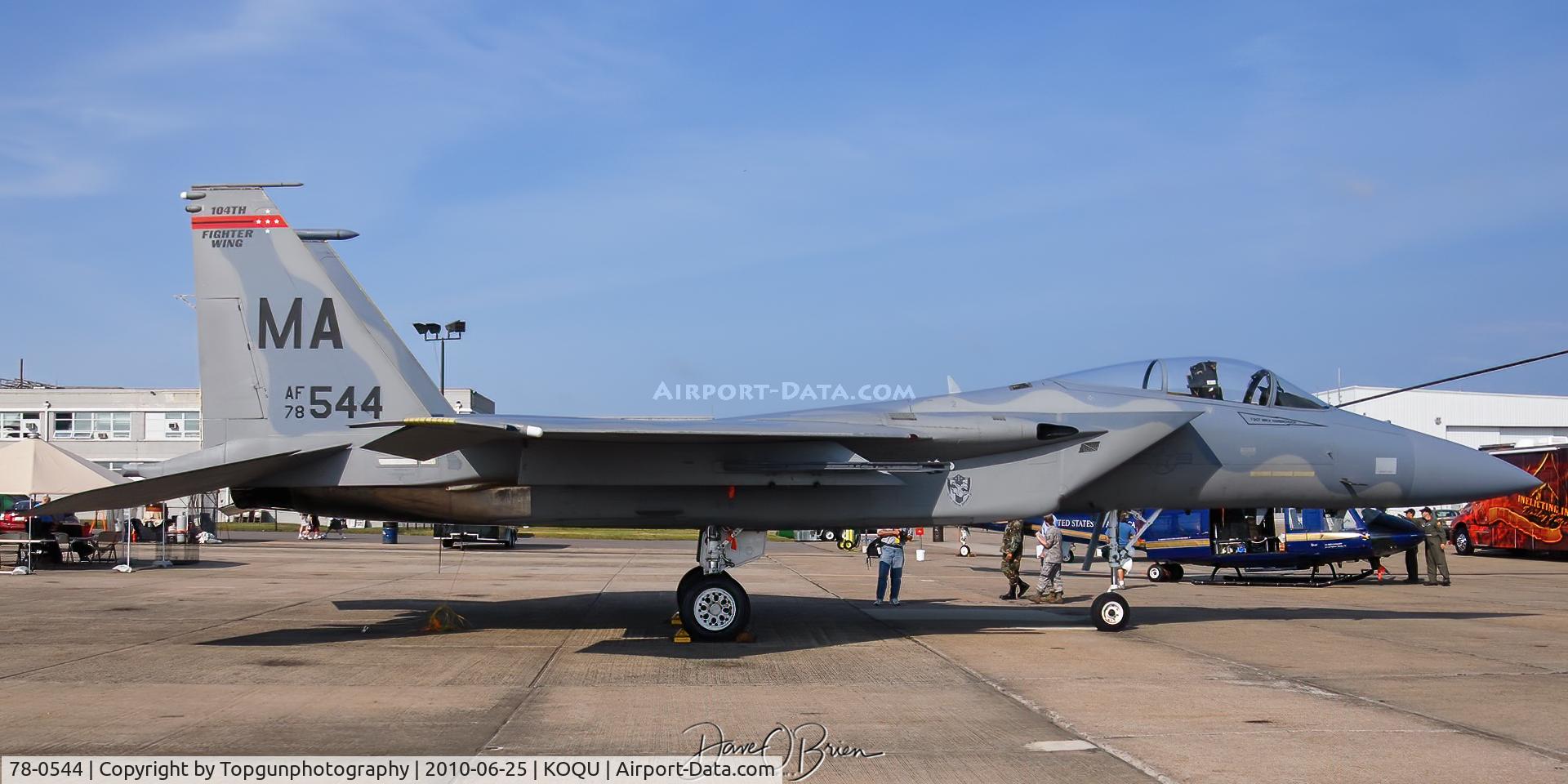 78-0544, McDonnell Douglas F-15C Eagle C/N 0535/C077, 104th FW