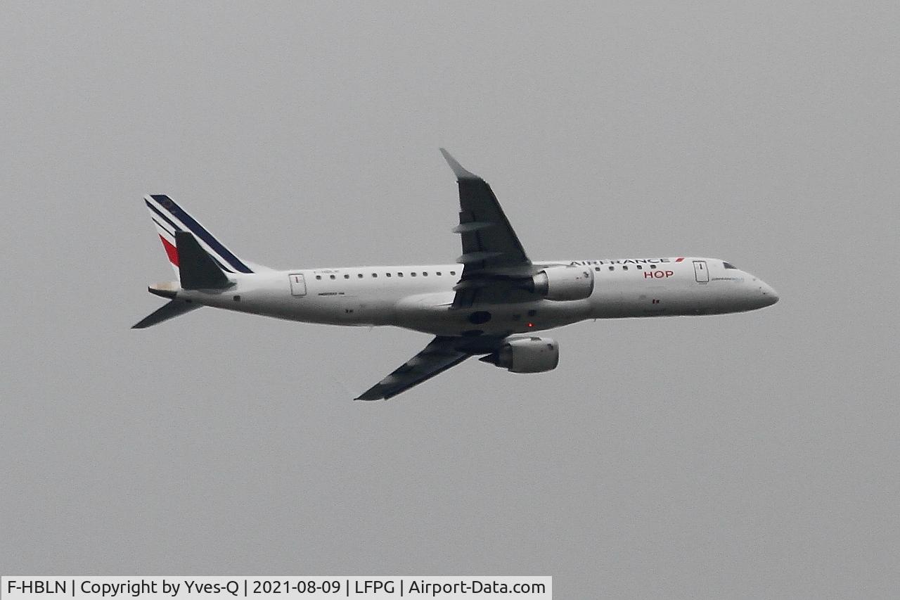 F-HBLN, 2019 Embraer 190STD (ERJ-190-100STD) C/N 19000769, Embraer ERJ190-100 STD, Climbing from rwy 08L, Roissy Charles De Gaulle airport (LFPG-CDG)