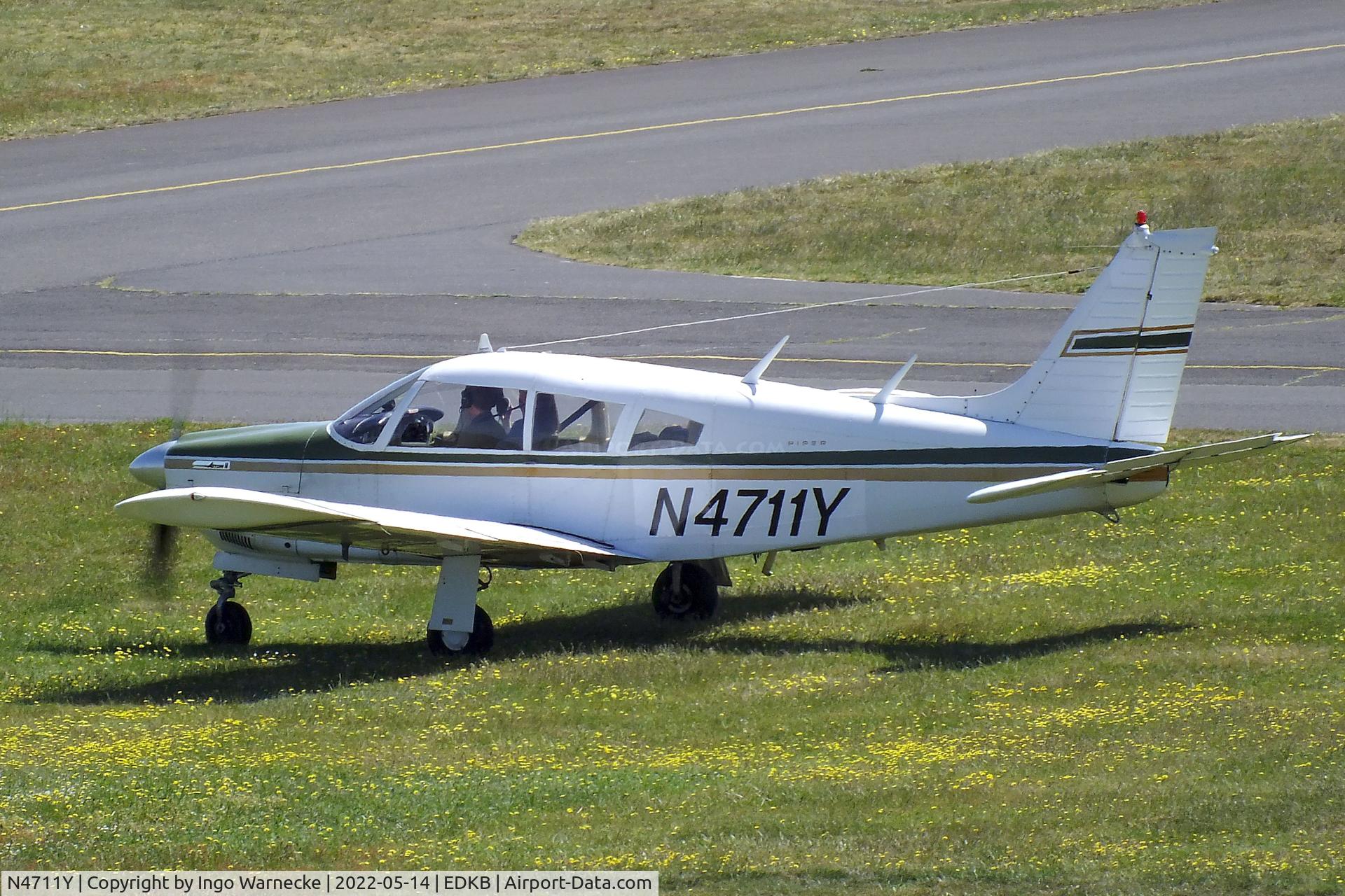 N4711Y, 1973 Piper PA-28R-200 Cherokee Arrow C/N 28R-7335424, Piper PA-28R-200 Cherokee Arrow at Bonn-Hangelar airfield '2205-06