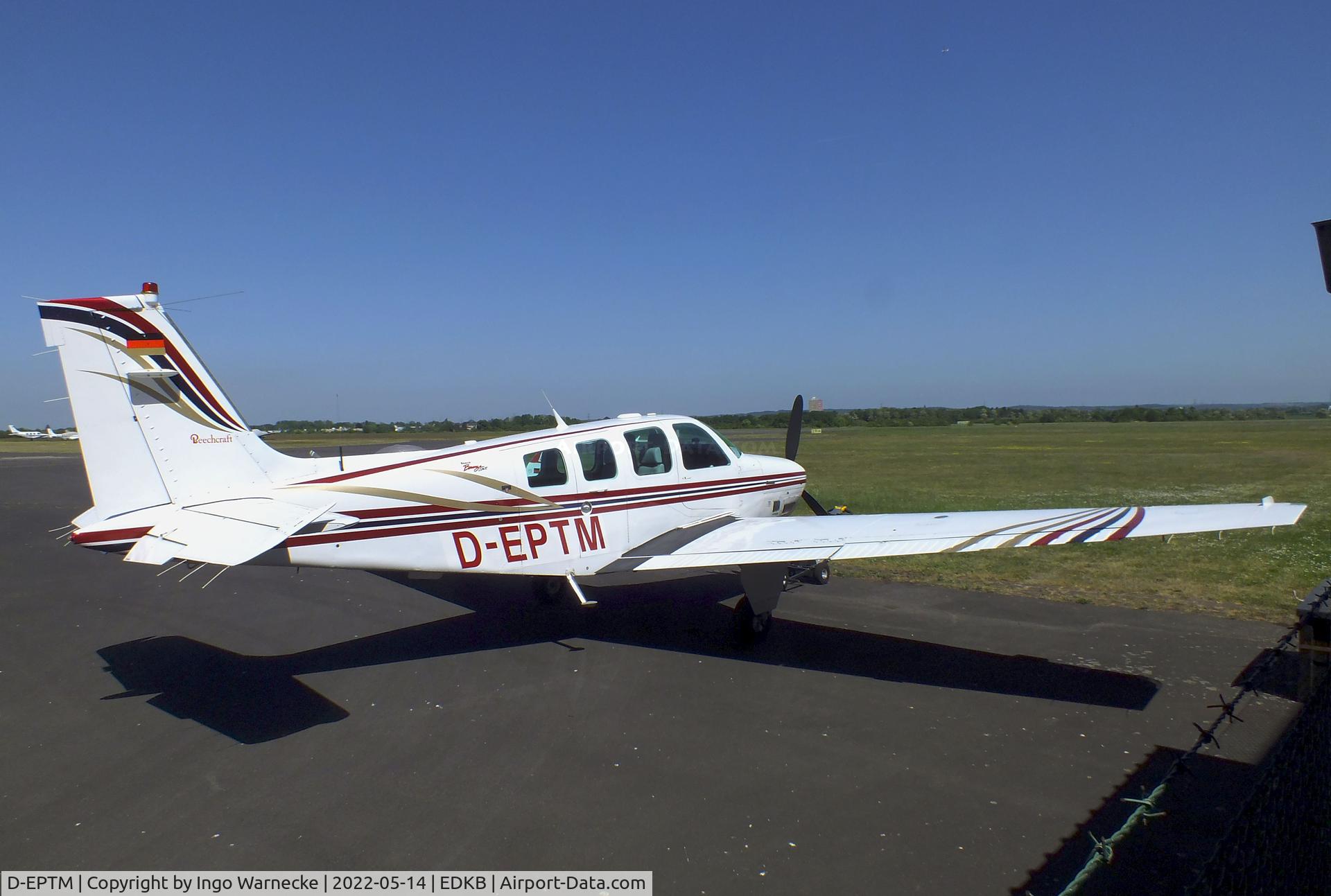D-EPTM, 1991 Beech B36TC Bonanza Bonanza C/N EA-513, Beechcraft B36TC Bonanza at Bonn-Hangelar airfield '2205-06