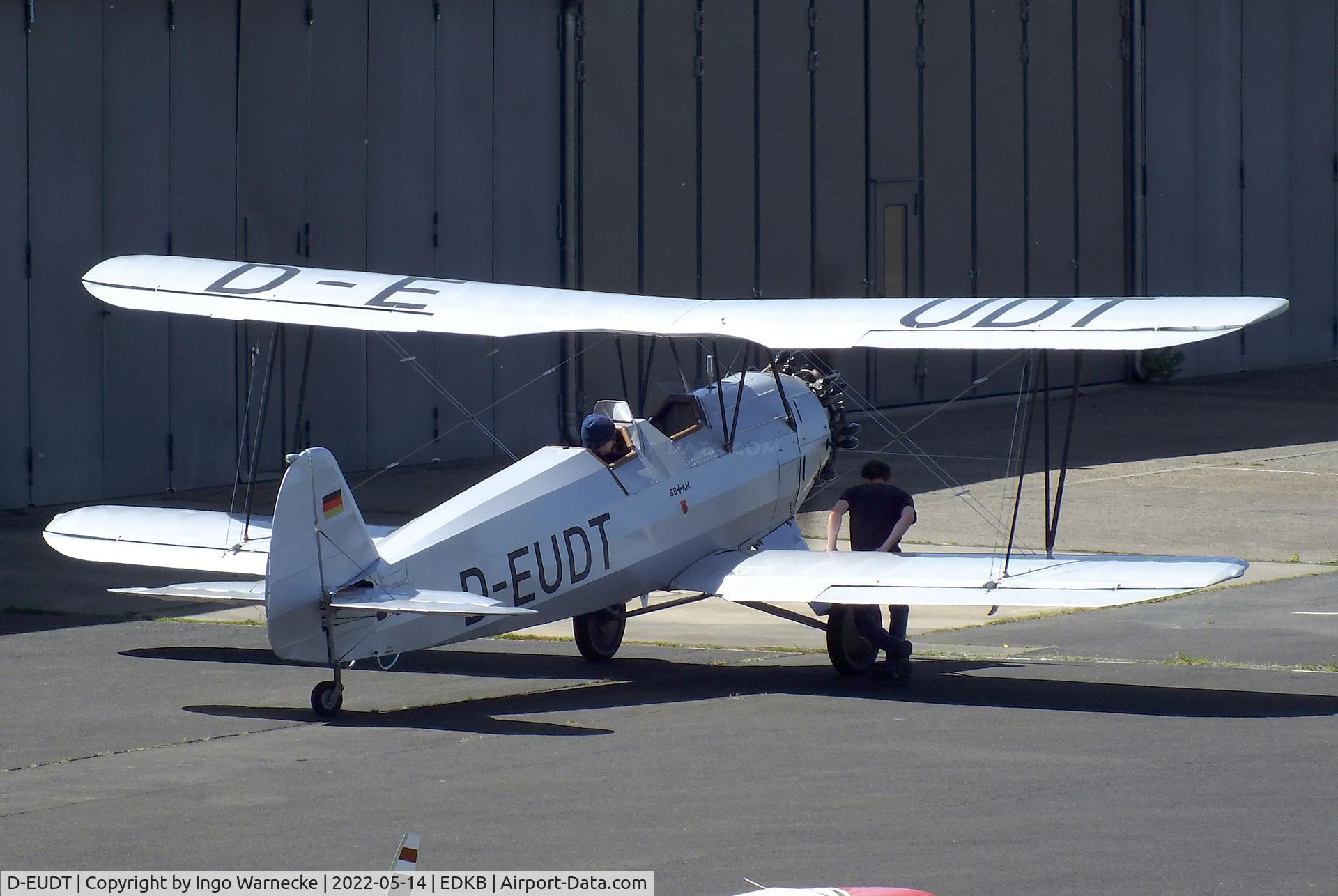 D-EUDT, 1940 Focke-Wulf Fw-44J Stieglitz C/N 2775, Focke-Wulf Fw 44J Stieglitz at Bonn-Hangelar airfield '2205-06