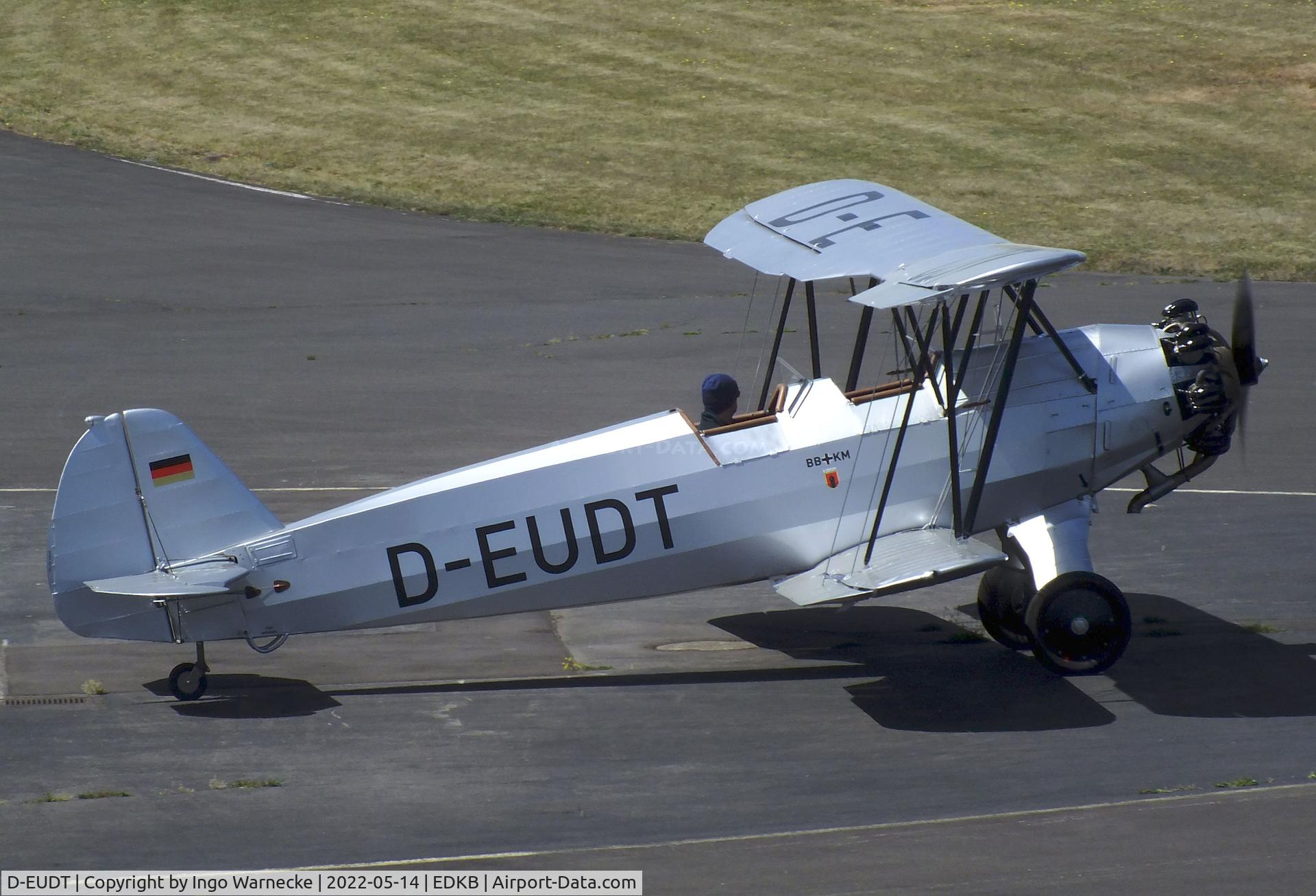 D-EUDT, 1940 Focke-Wulf Fw-44J Stieglitz C/N 2775, Focke-Wulf Fw 44J Stieglitz at Bonn-Hangelar airfield '2205-06