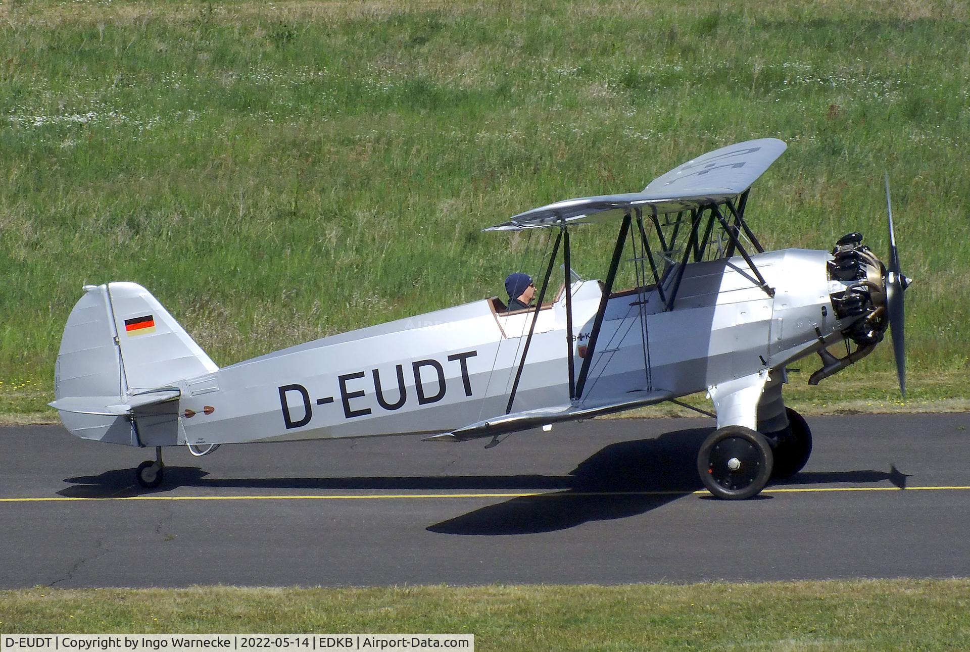 D-EUDT, 1940 Focke-Wulf Fw-44J Stieglitz C/N 2775, Focke-Wulf Fw 44J Stieglitz at Bonn-Hangelar airfield '2205-06