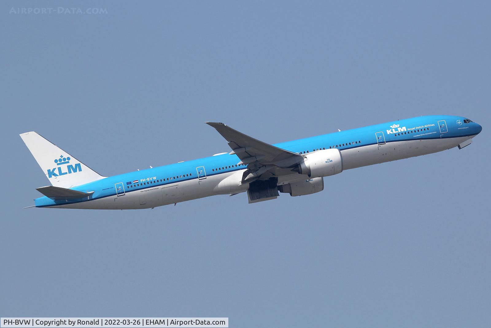 PH-BVW, 2021 Boeing 777-306/ER C/N 66889, at spl