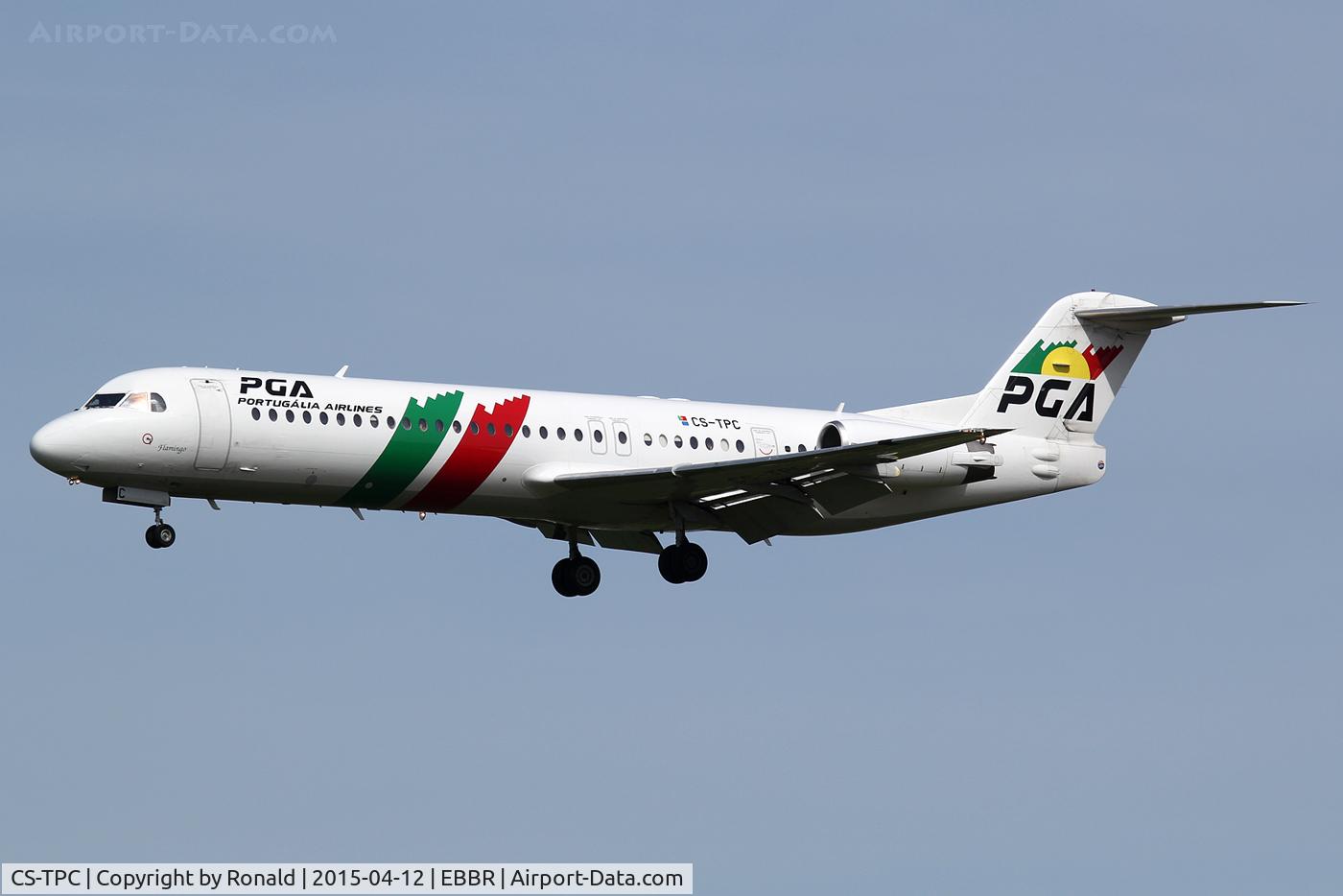 CS-TPC, 1990 Fokker 100 (F-28-0100) C/N 11287, at bru