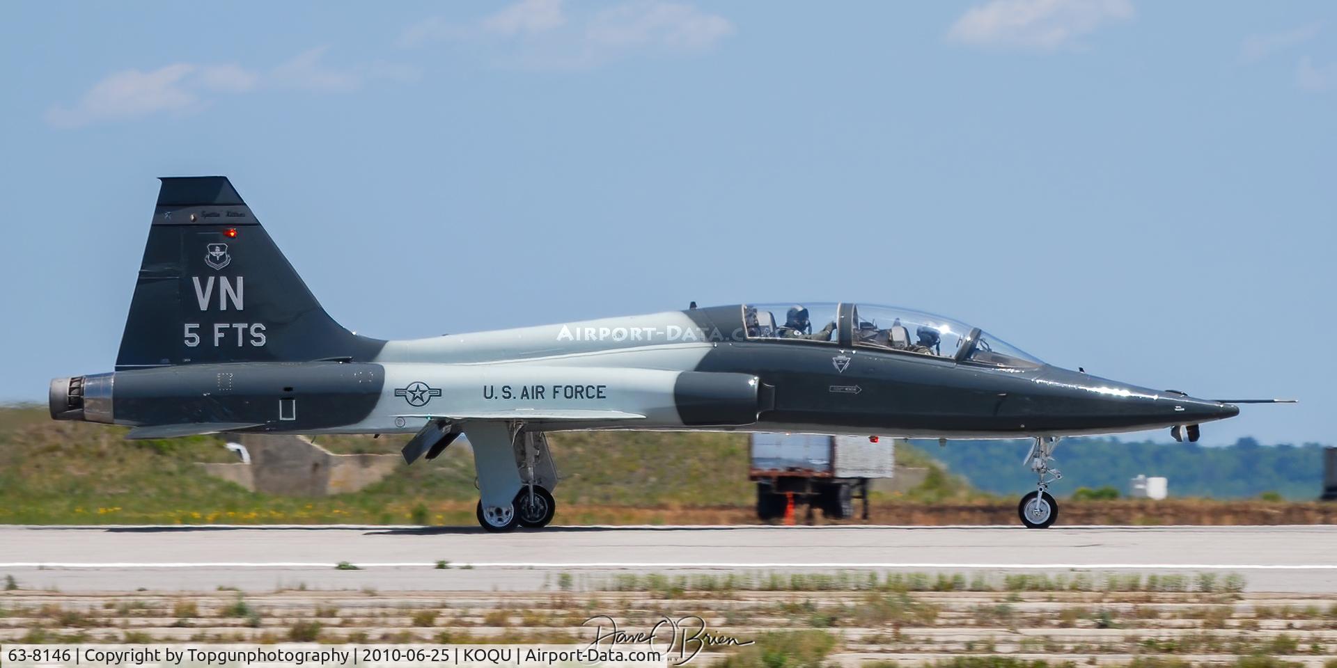 63-8146, 1963 Northrop T-38C Talon C/N N.5493, Static arrival