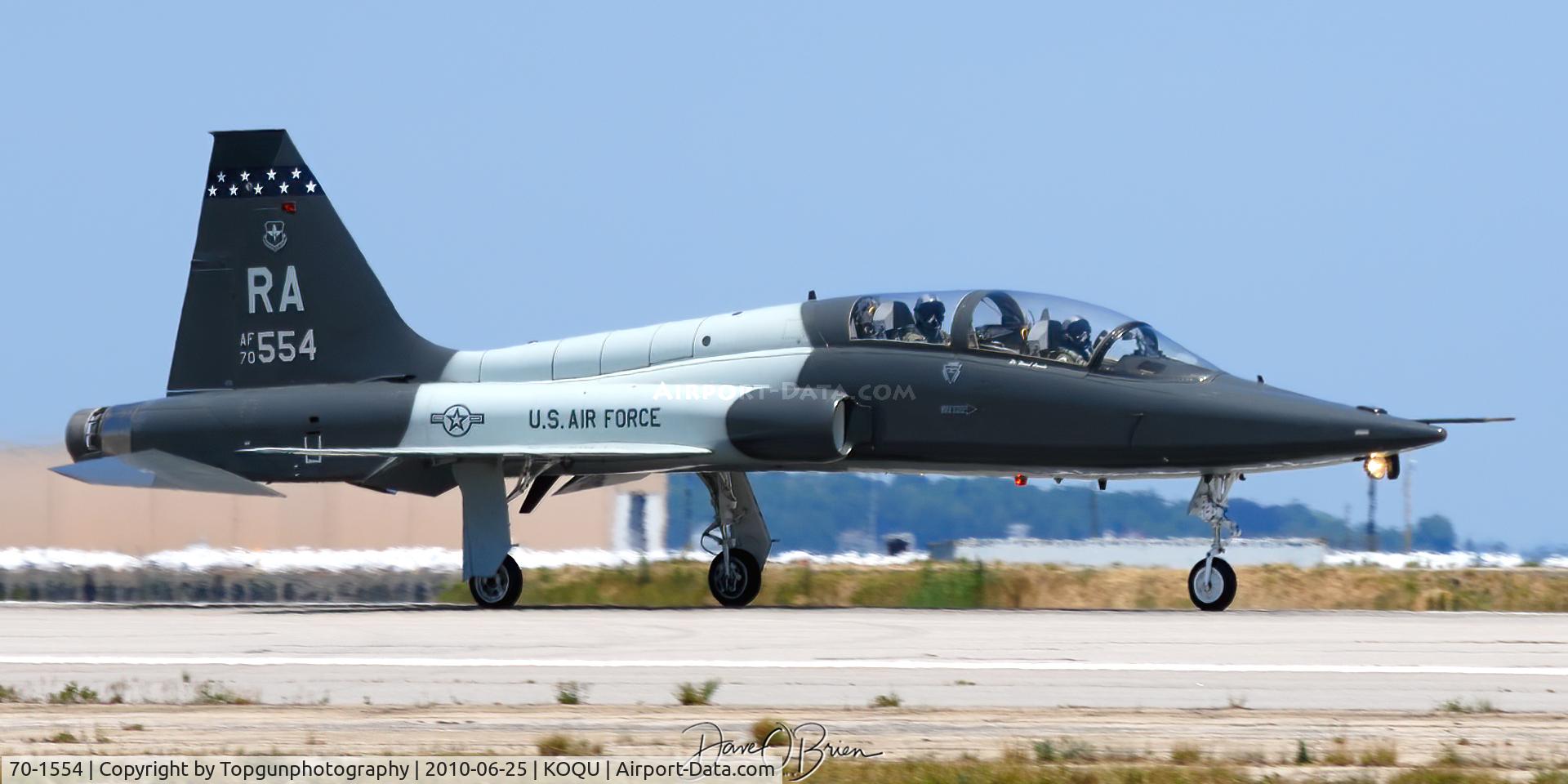70-1554, Northrop T-38C Talon C/N T.6244, Static Arrival