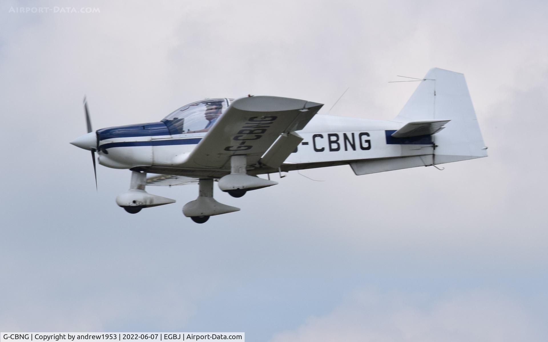 G-CBNG, 1980 Robin R-2112 Alpha Alpha C/N 180, G-CBNG at Gloucestershire Airport.