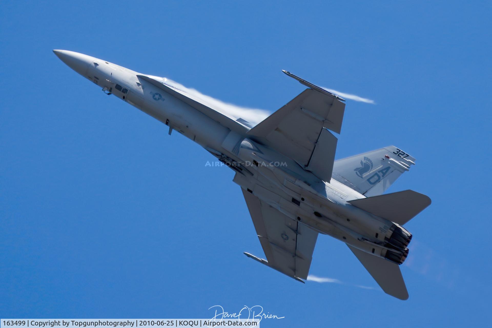 163499, 1988 McDonnell Douglas F/A-18C Hornet C/N 0739/C054, F-18 Demo in the climb