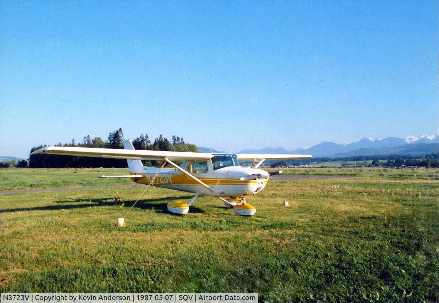 N3723V, 1975 Cessna 150M C/N 15076601, N3723V at Sequim Valley Airport, WA in 1997