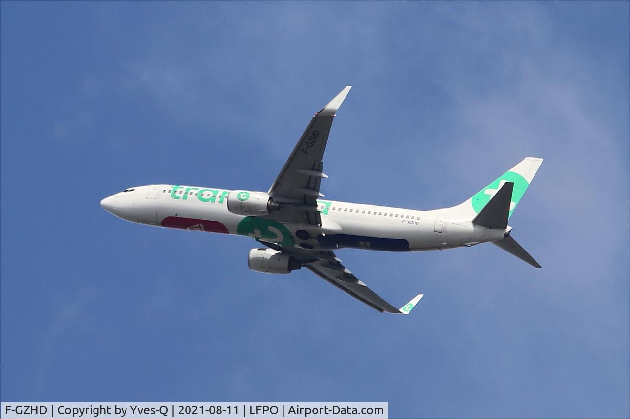 F-GZHD, 2008 Boeing 737-8K2 C/N 29650, Boeing 737-8K2, Climbing from rwy 24, Paris-Orly Airport (LFPO-ORY)