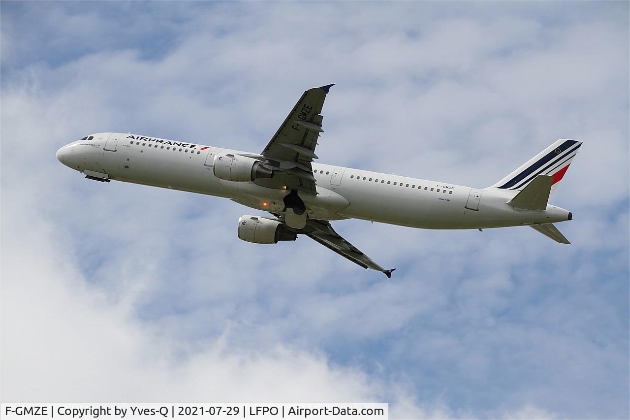 F-GMZE, 1995 Airbus A321-111 C/N 544, Airbus A321-111, Climbing from rwy 24, Paris-Orly Airport (LFPO-ORY)