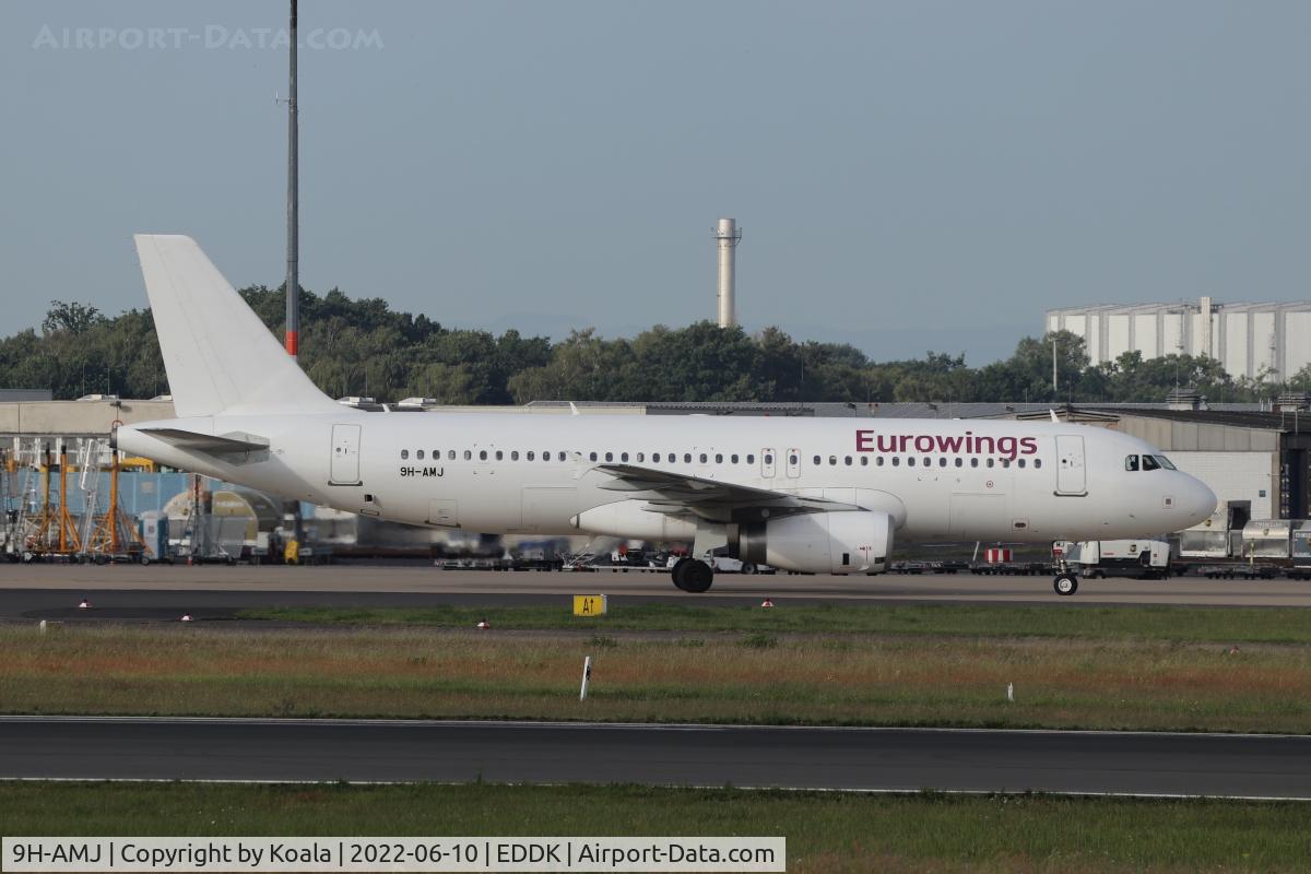 9H-AMJ, 2008 Airbus A320-232 C/N 3531, Early morning arrival from Hamburg. Lease to Eurowings.