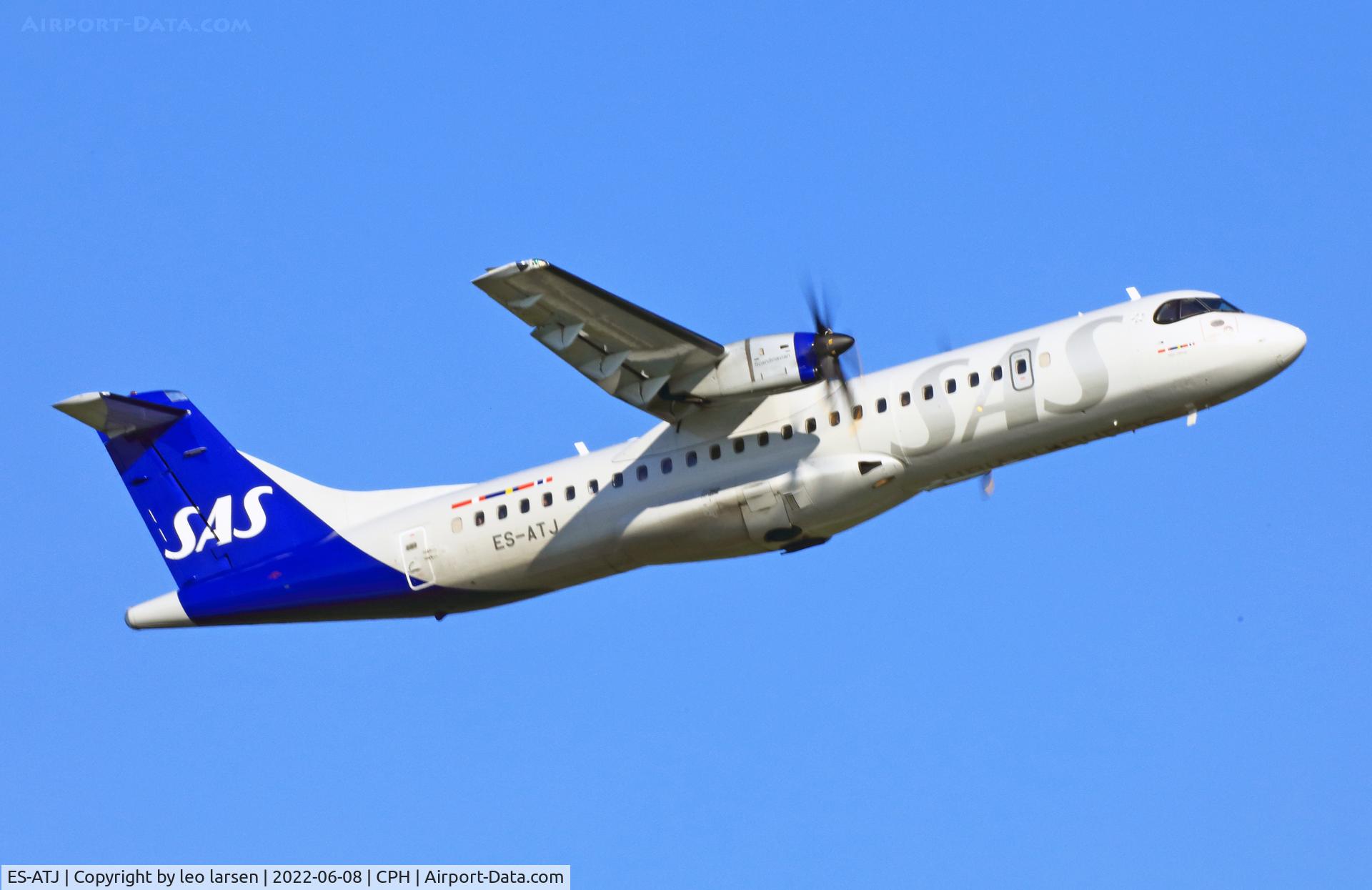 ES-ATJ, 2012 ATR 72-600 (72-212A) C/N 1056, Copenhagen 8.6.2022