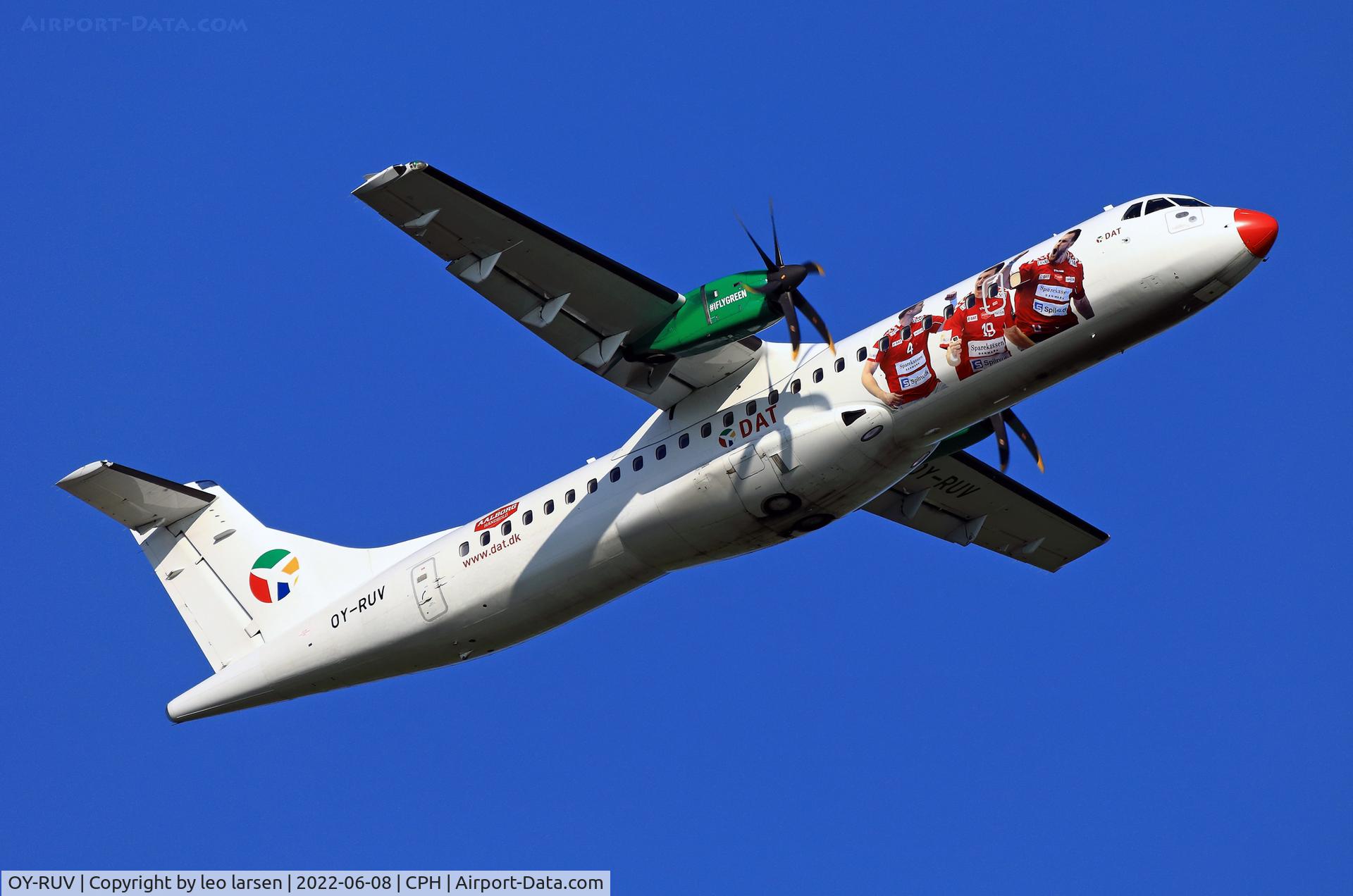 OY-RUV, 2018 ATR 72-600 C/N 1527, Copenhagen 8.6.2022