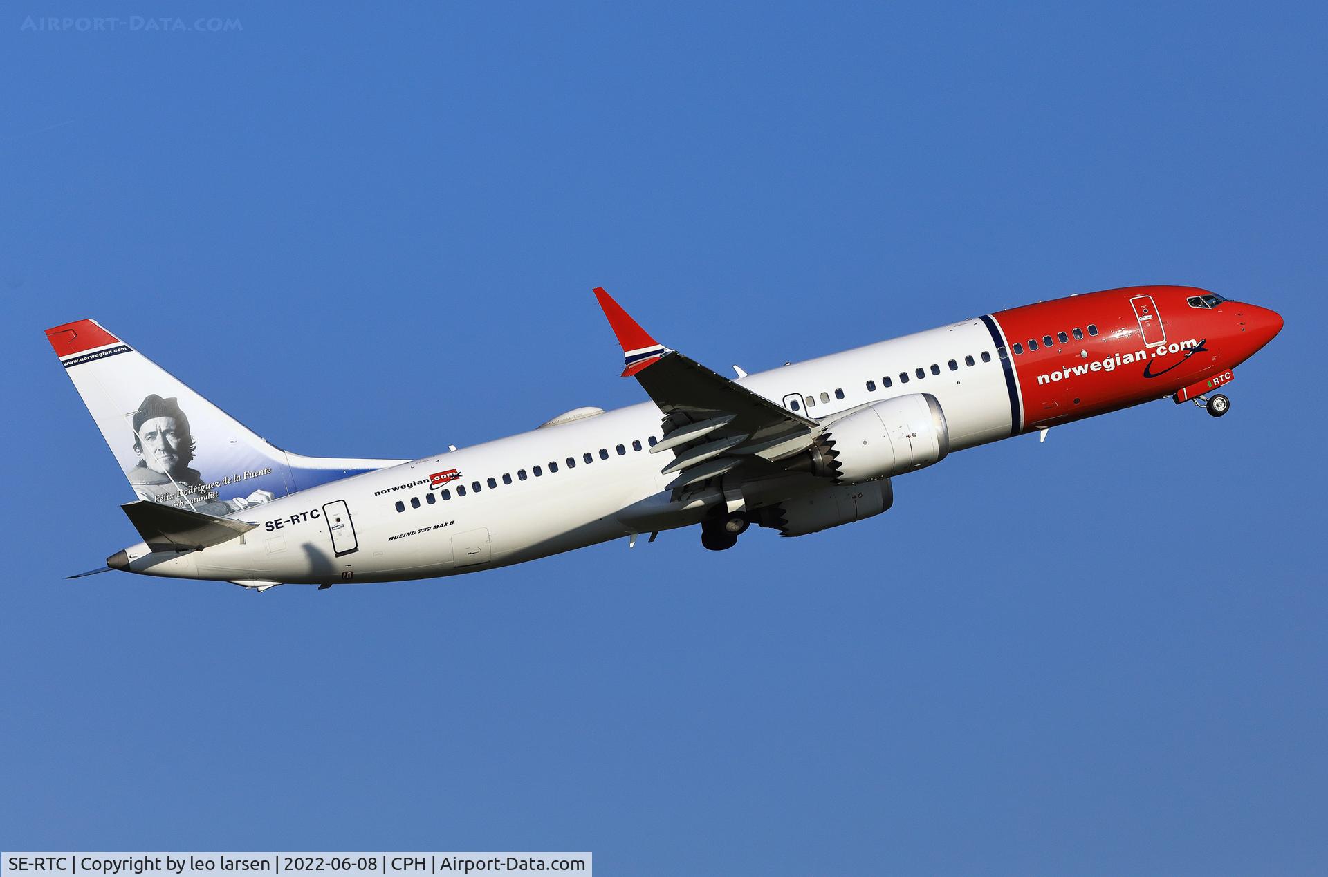 SE-RTC, 2018 Boeing 737-8 MAX C/N 63973, Copenhagen 8.6.2022