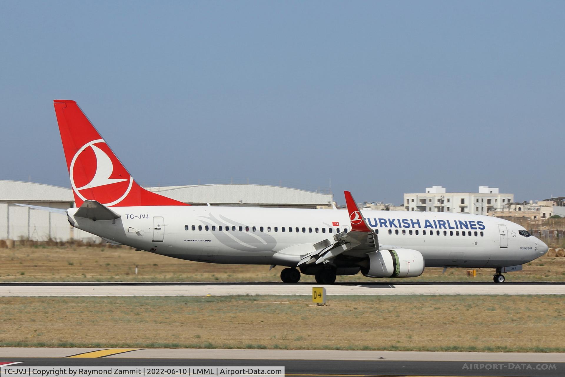 TC-JVJ, 2016 Boeing 737-8F2 C/N 60015, B737-800 TC-JVJ Turkish Airlines