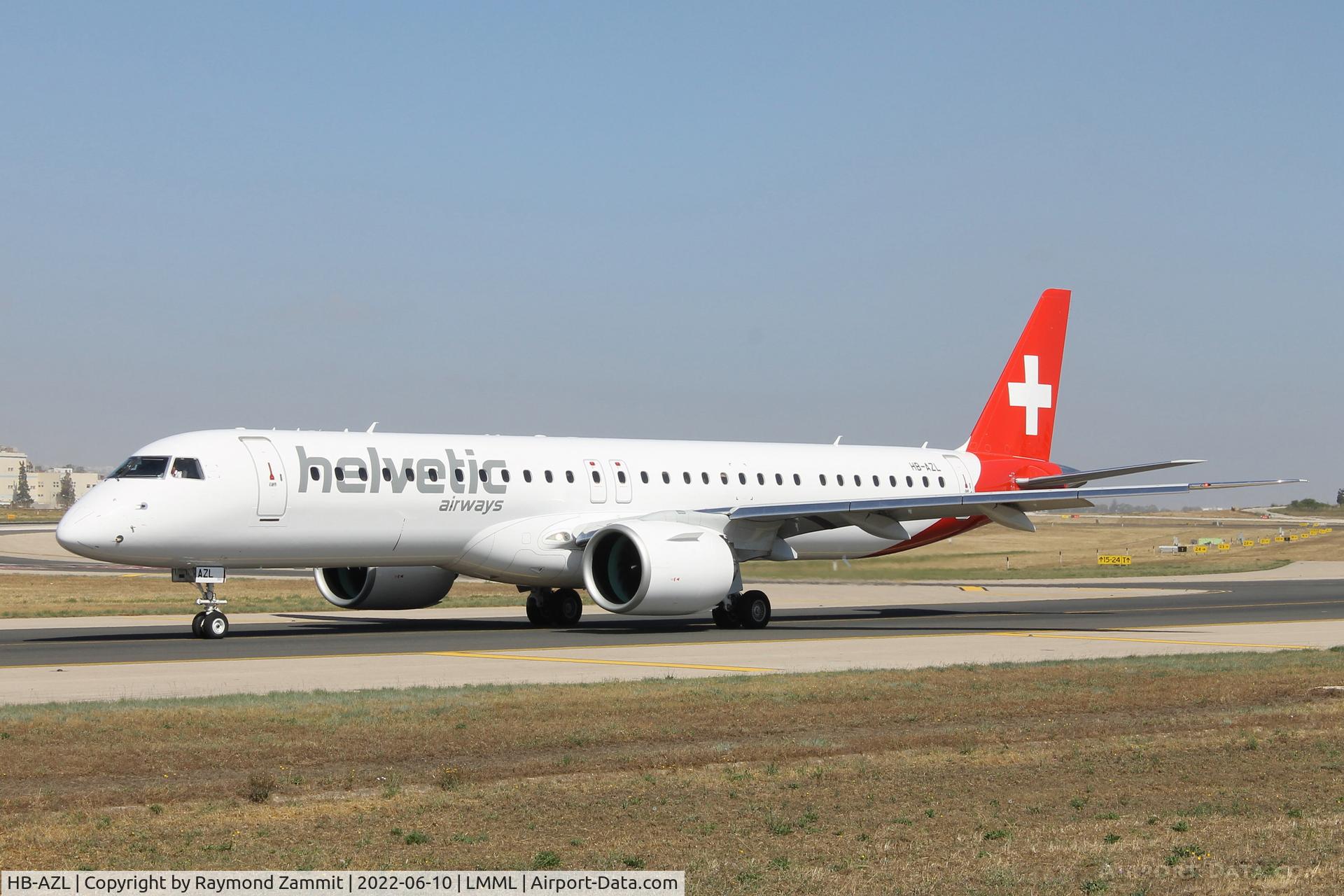 HB-AZL, Embraer E195-E2 C/N 19020059, Embraer E195-E2 HB-AZL Helvetic Airways