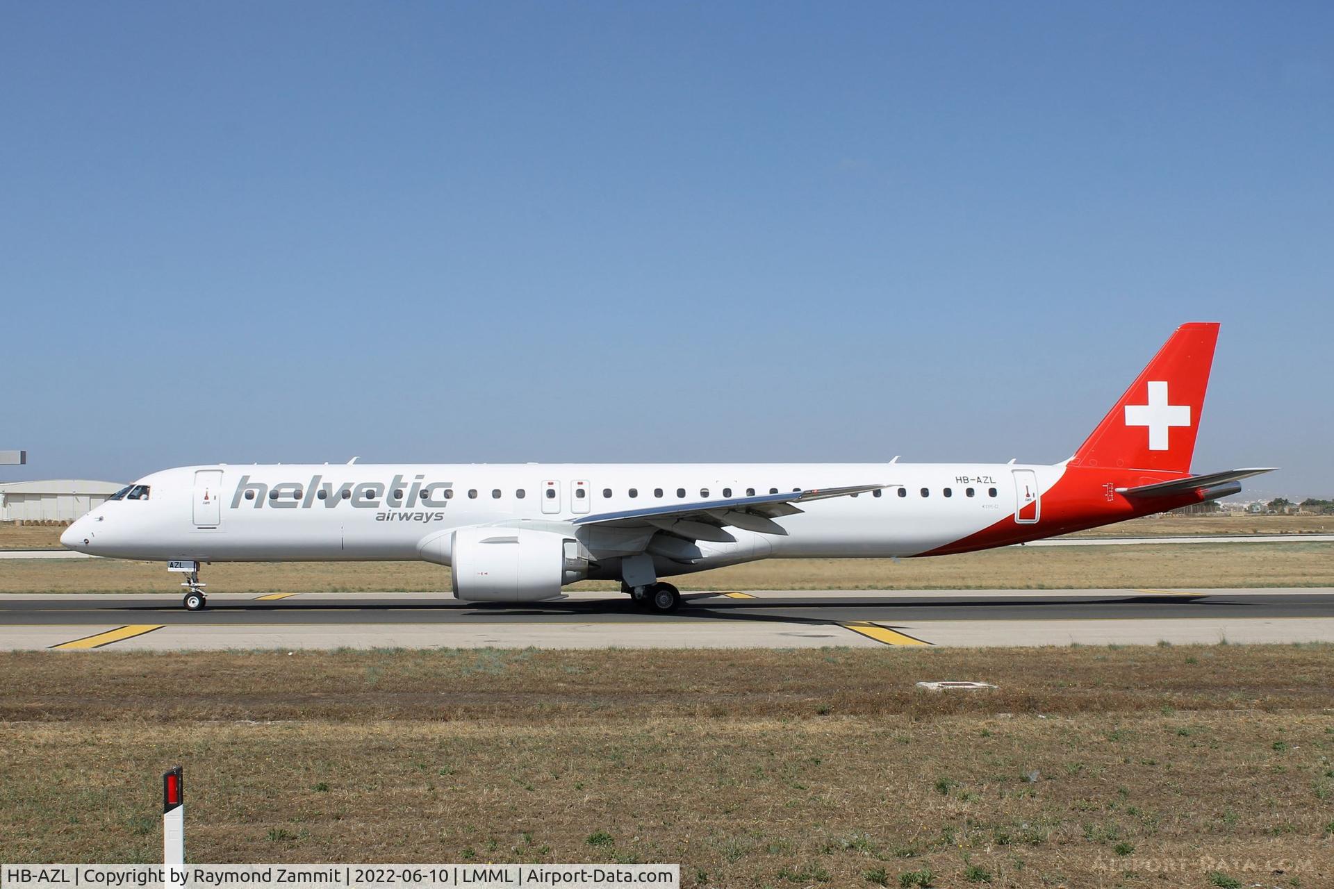 HB-AZL, Embraer E195-E2 C/N 19020059, Embraer E195-E2 HB-AZL Helvetic Airways