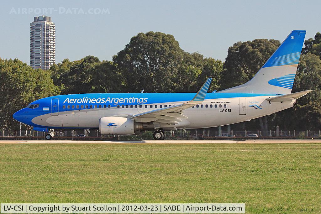 LV-CSI, 2001 Boeing 737-7Q8 C/N 30707, Aerolineans