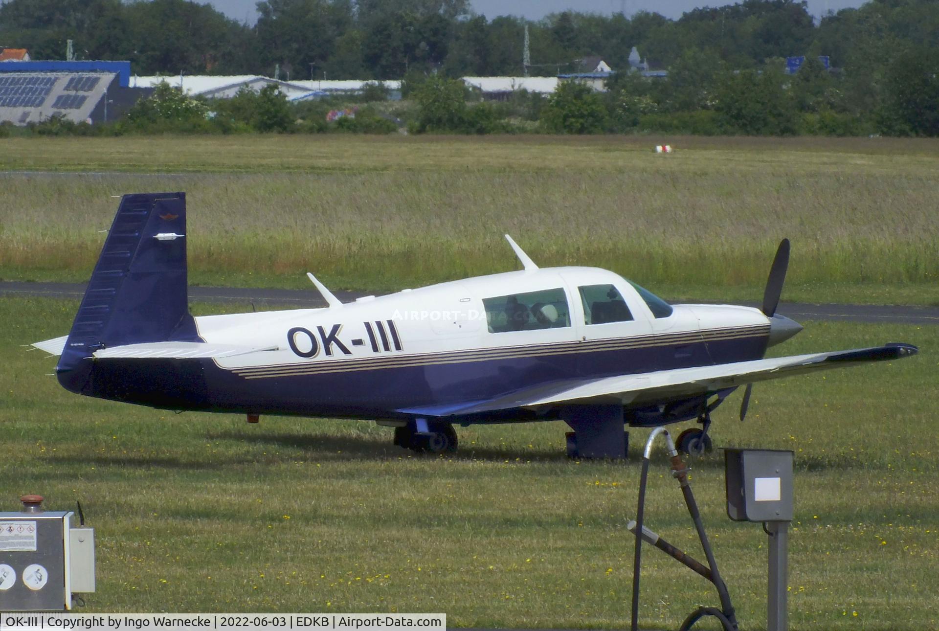 OK-III, 1985 Mooney M20J 201 C/N 24-1547, Mooney M20J 201 at Bonn-Hangelar airfield '2205-06