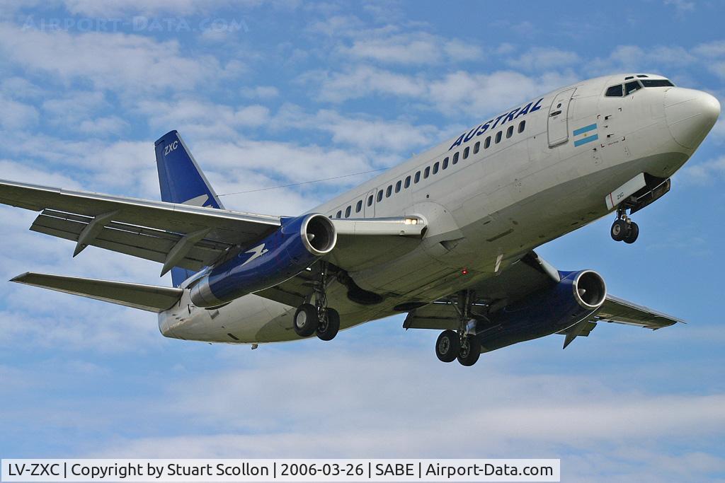 LV-ZXC, 1984 Boeing 737-236 C/N 23160, Austral