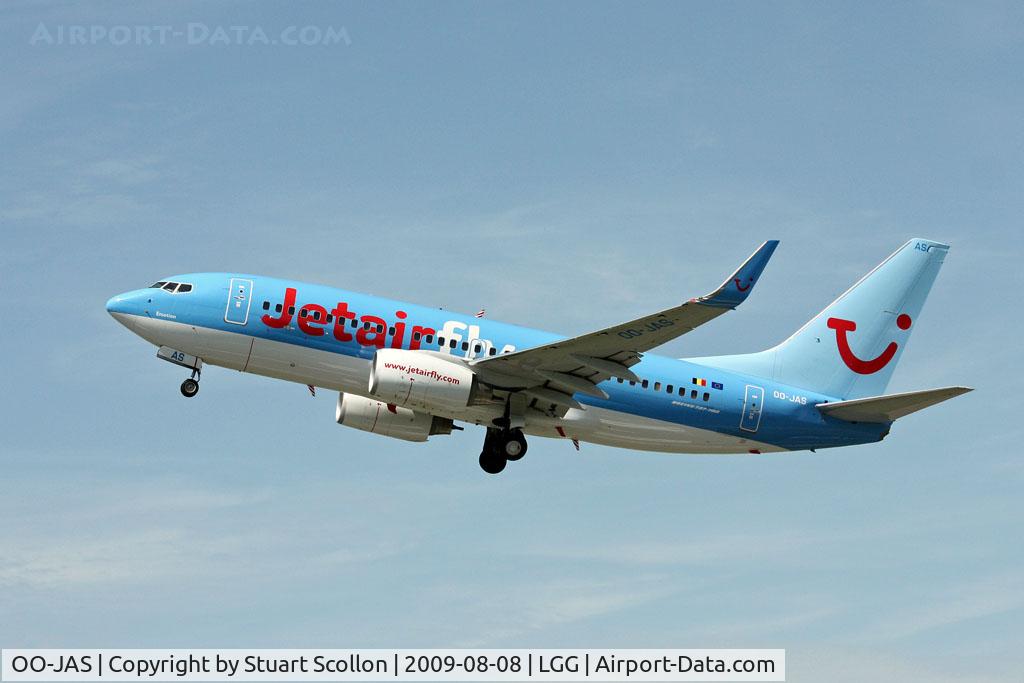 OO-JAS, 2008 Boeing 737-7K5 C/N 35144, Jetair