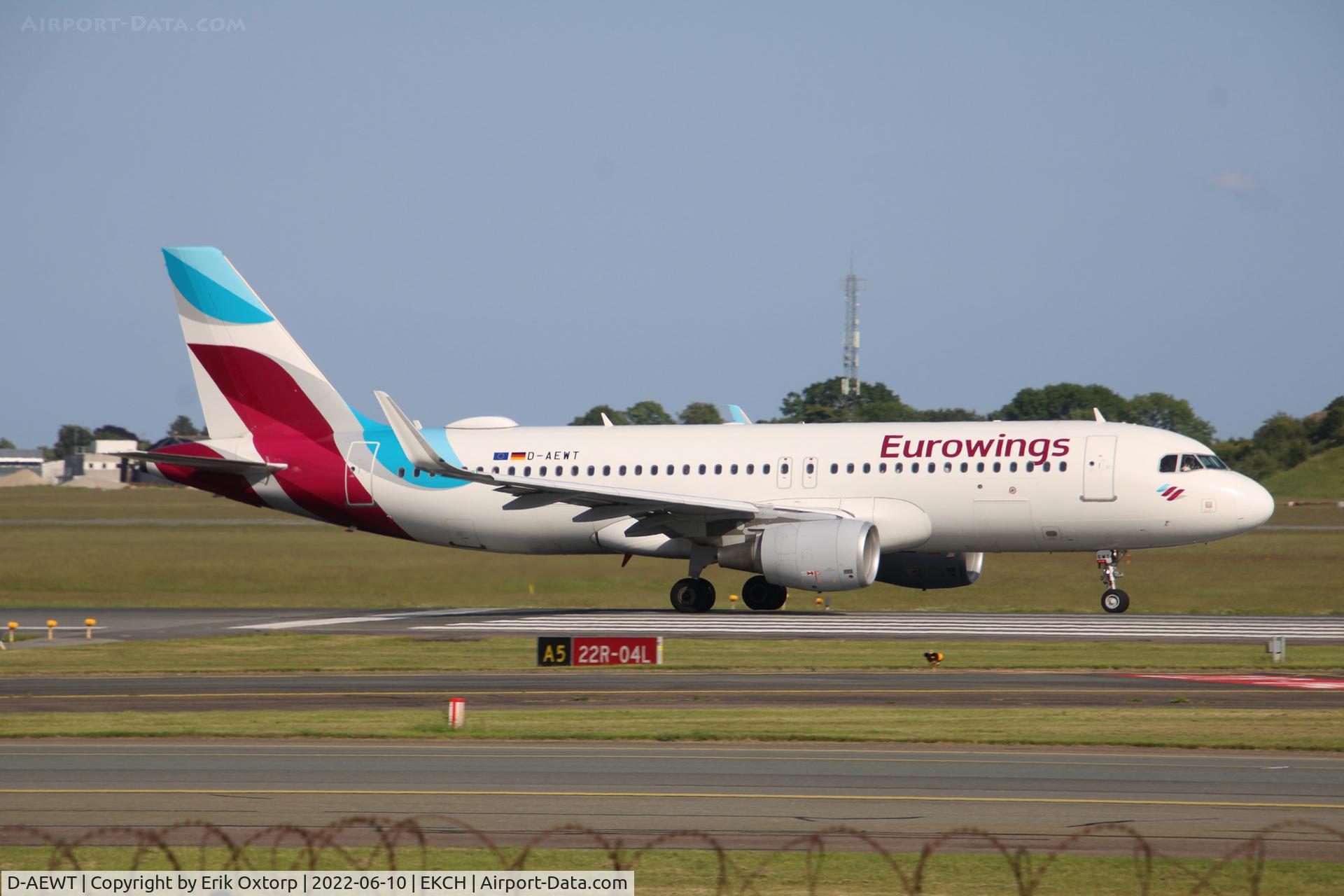 D-AEWT, 2017 Airbus A320-214 C/N 7534, D-AEWT takeoff rw 22R