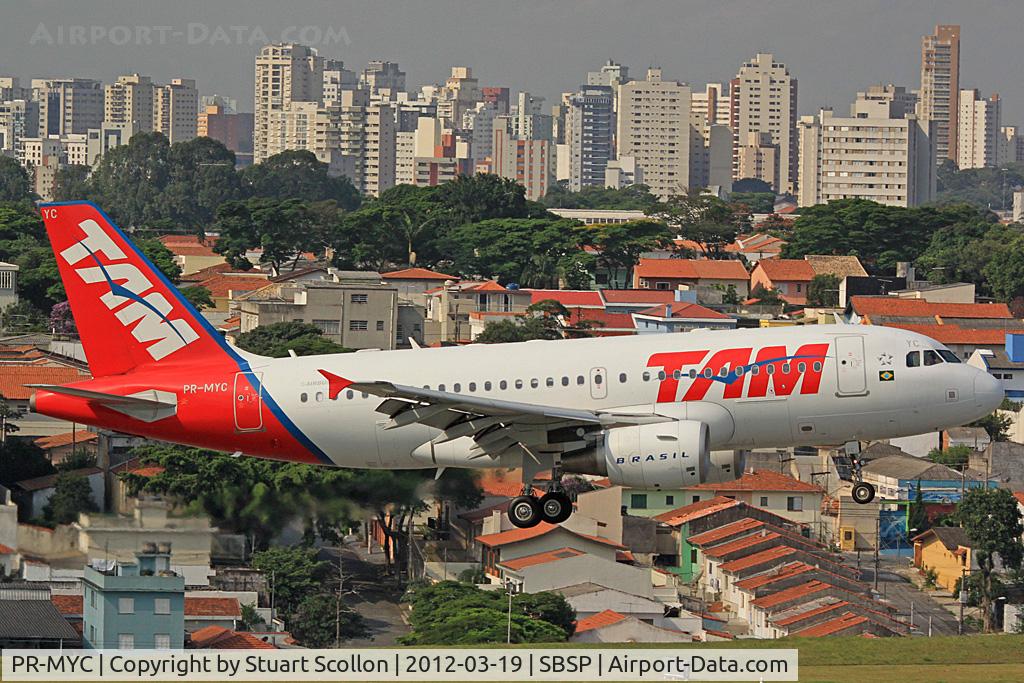 PR-MYC, 2008 Airbus A319-112 C/N 3733, TAM CGH