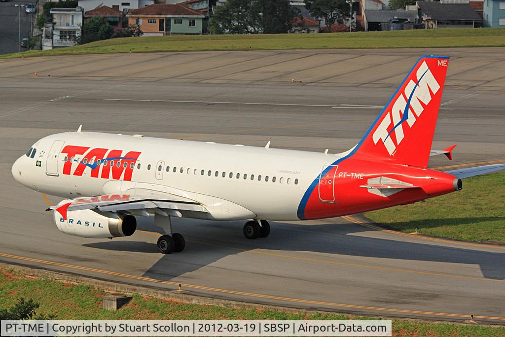 PT-TME, 2010 Airbus A319-132 C/N 4389, TAM CGH