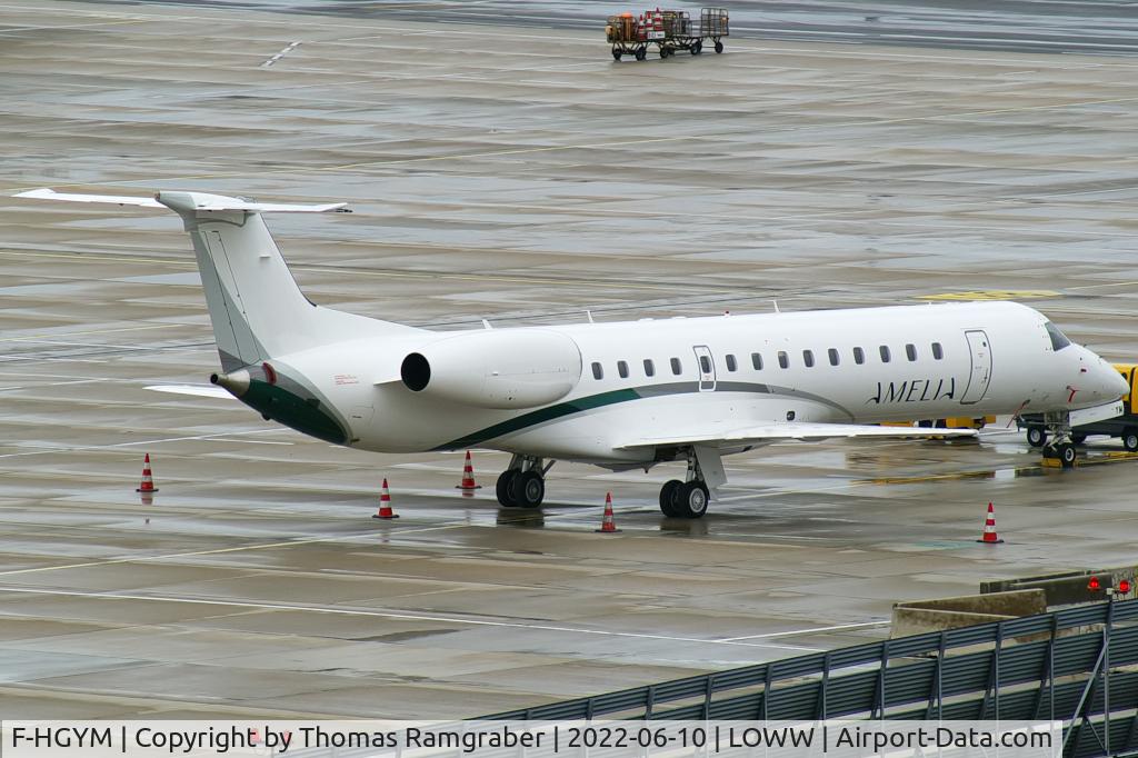F-HGYM, 2002 Embraer ERJ-145(LR) C/N 145548, Amelia International Embraer 145(LR) (ex. CE-04 of Belgium Air Force)