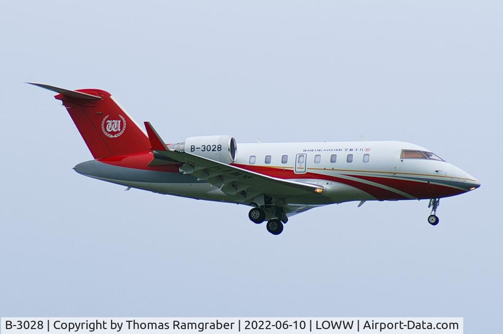 B-3028, 2014 Bombardier Challenger 605 (CL-600-2B16) C/N 5988, Wanfeng Aviation Bombardier Challenger CL-605