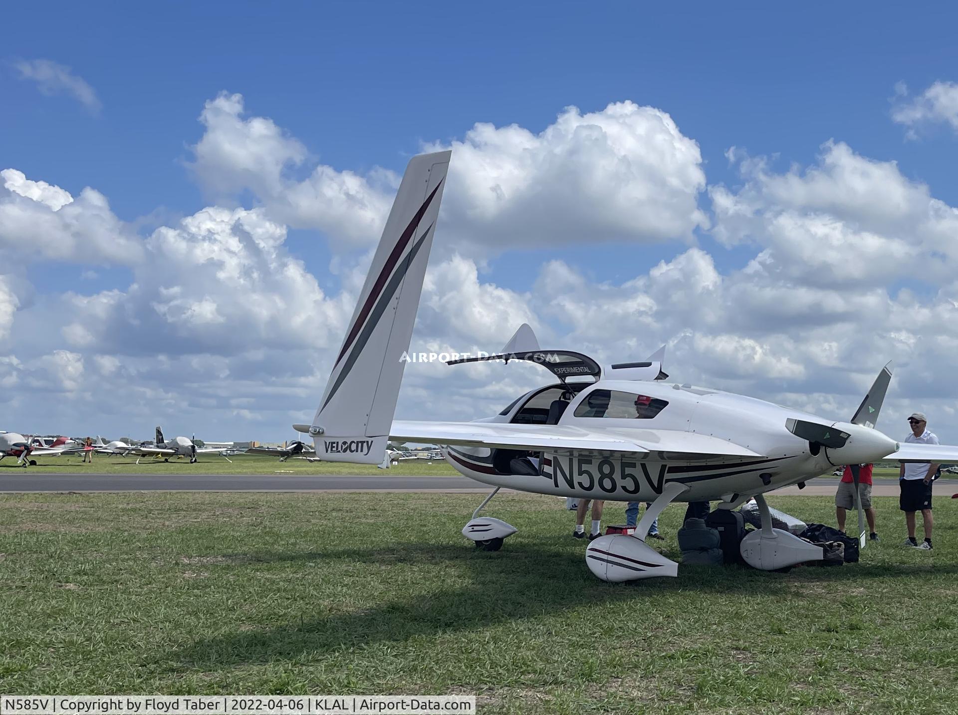 N585V, 2013 Velocity Velocity XL FG C/N 3FX013, Sun N Fun 2022