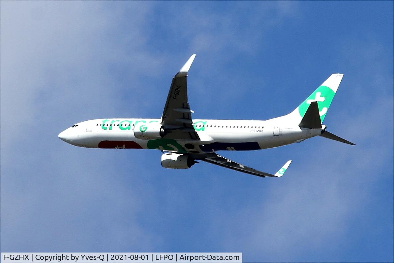 F-GZHX, 2016 Boeing 737-8K2 C/N 41343, Boeing 737-8K2, Climbing from rwy 24, Paris-Orly airport (LFPO-ORY)