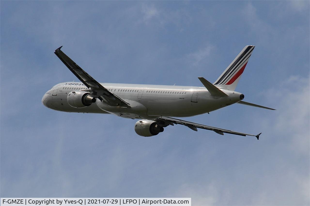 F-GMZE, 1995 Airbus A321-111 C/N 544, Airbus A321-111, Climbing from rwy 24, Paris-Orly Airport (LFPO-ORY)
