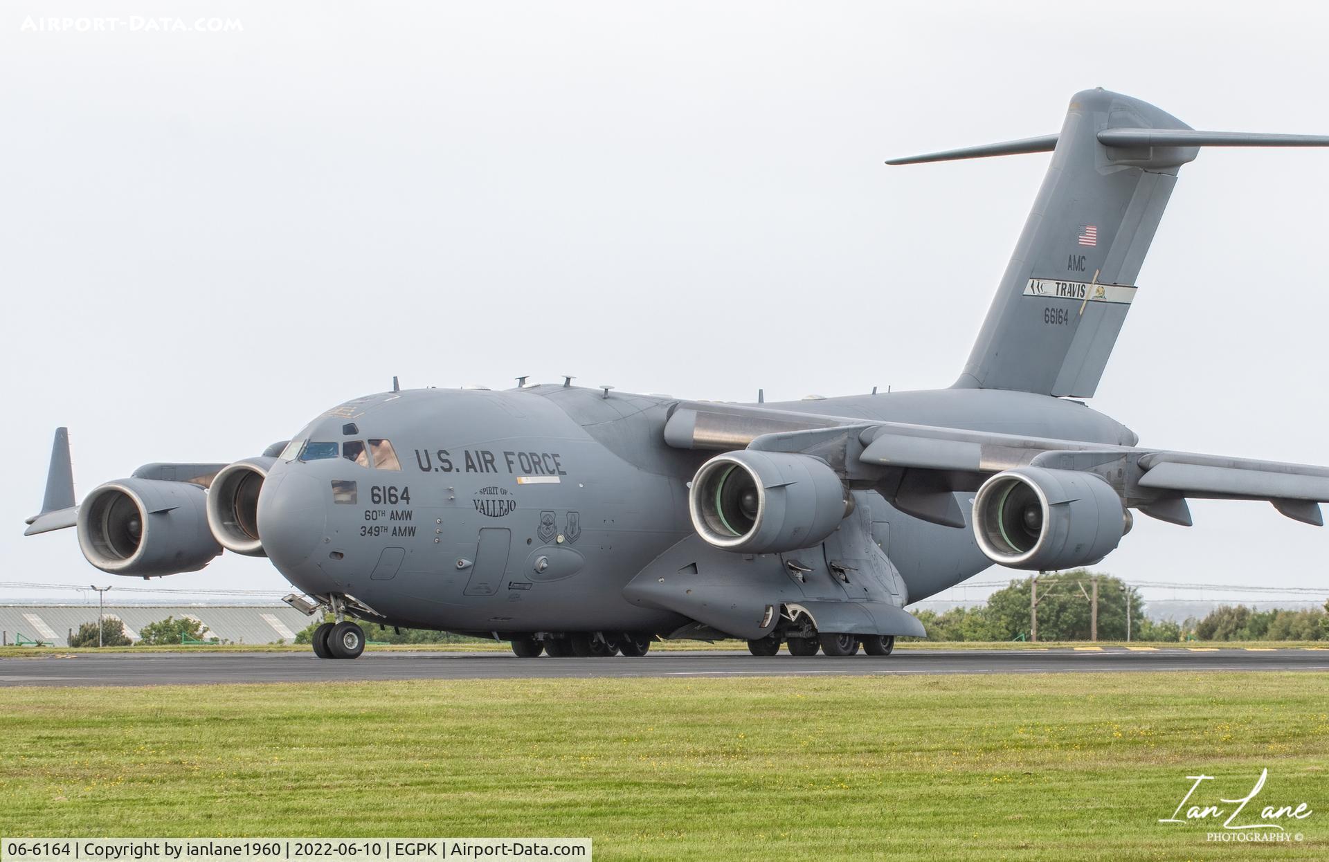 06-6164, 2006 Boeing C-17A Globemaster III C/N F-172, Prestwick