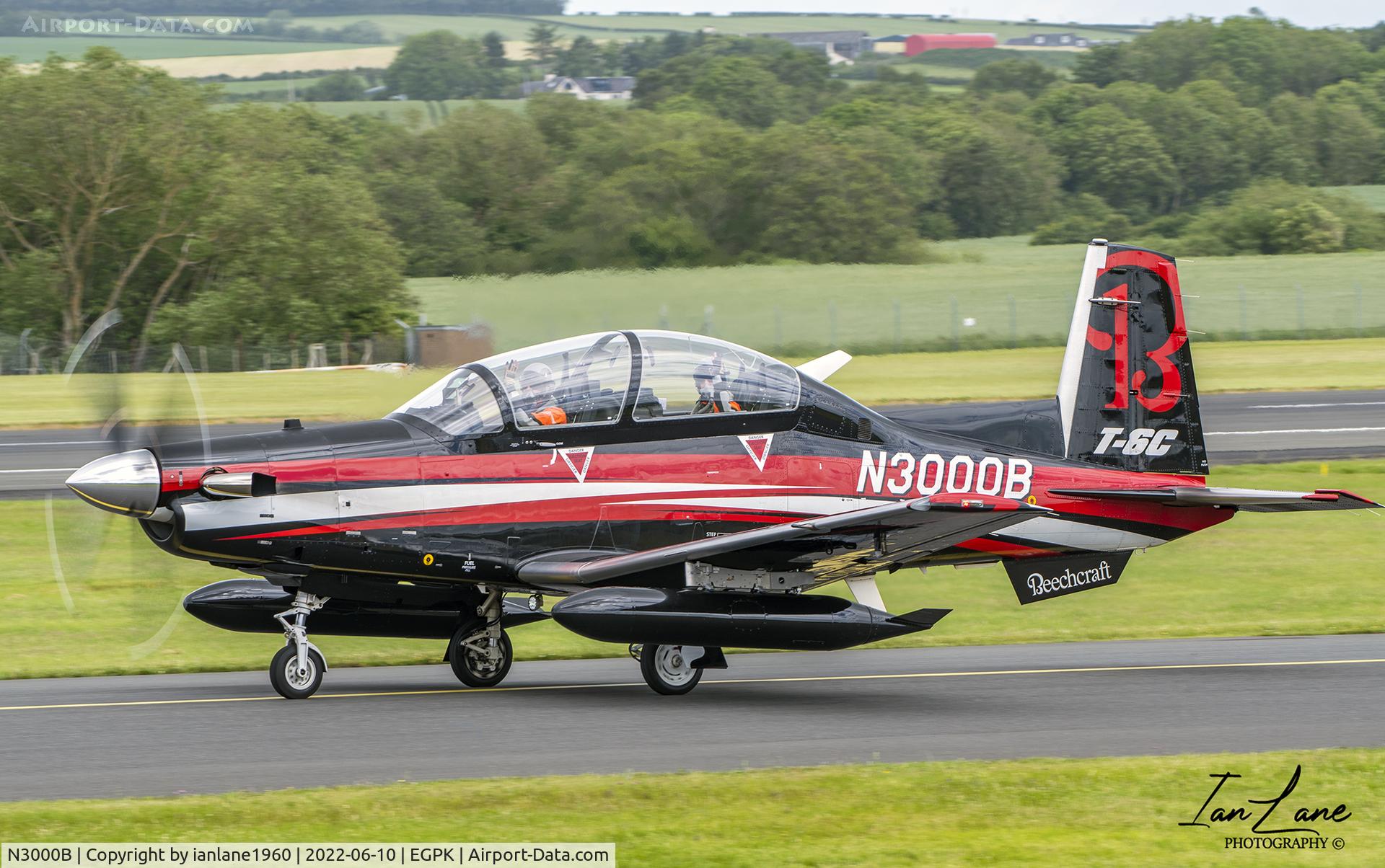 N3000B, 2006 Raytheon 3000 (T-6) C/N PH-1, At Prestwick