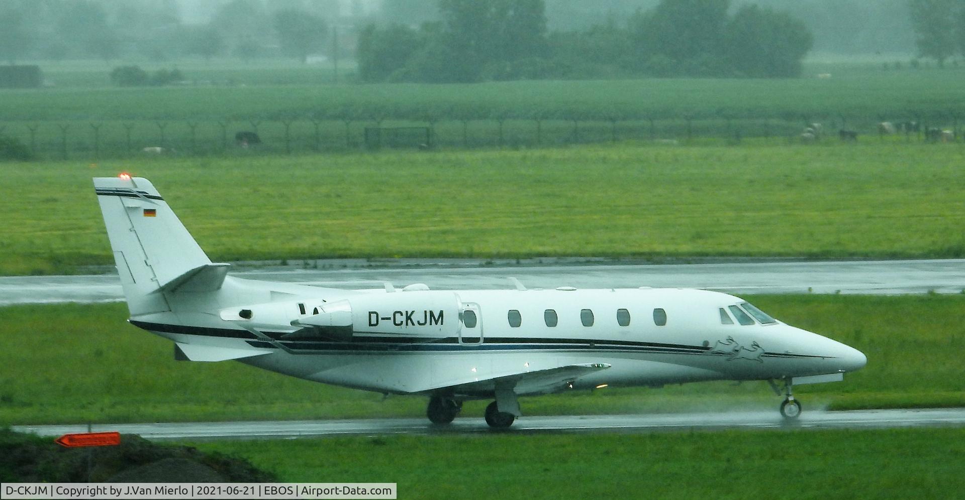 D-CKJM, 2019 Cessna 560XL Citation XLS+ C/N 5606277, Ostend