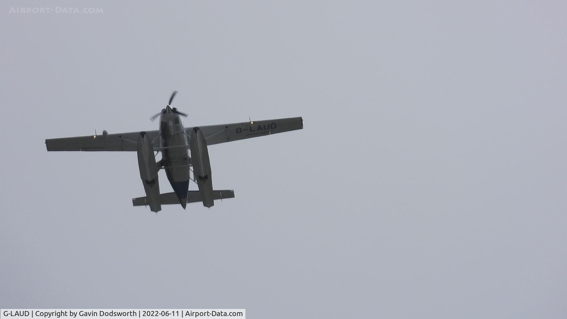 G-LAUD, 2016 Cessna 208 Caravan I C/N 208-00582, Over Darlington on June 11th 2022