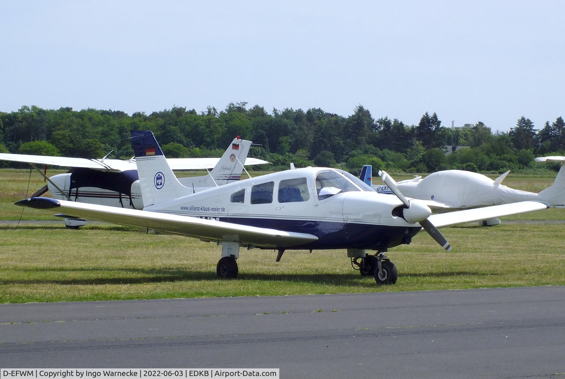 D-EFWM, 1977 Piper PA-28-181 Cherokee Archer II C/N 28-7790419, Piper PA-28-181 Archer II at Bonn-Hangelar airfield '2205-06