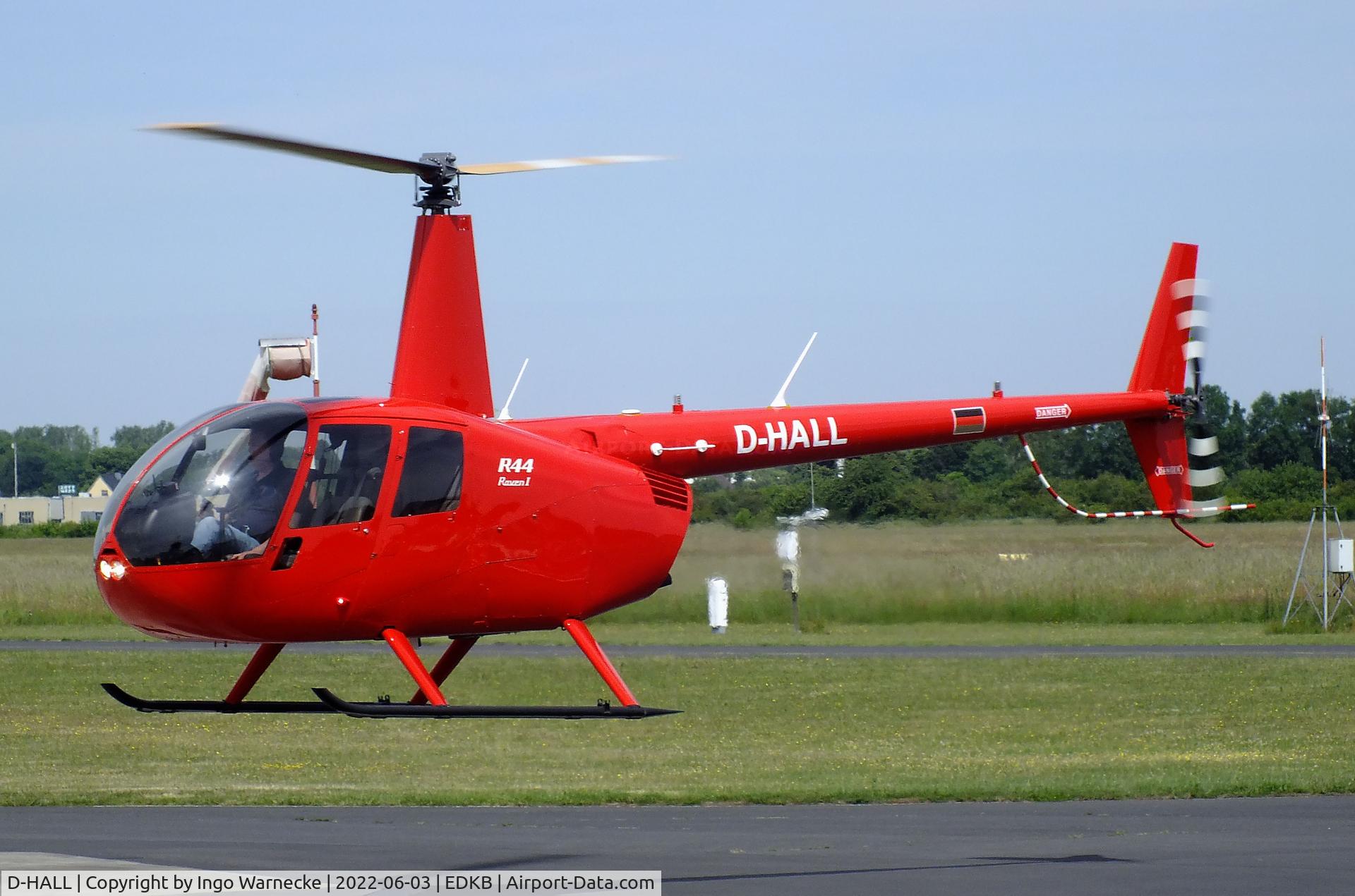 D-HALL, Robinson R44 Astro C/N 578, Robinson R44 Raven I at Bonn-Hangelar airfield '2205-06