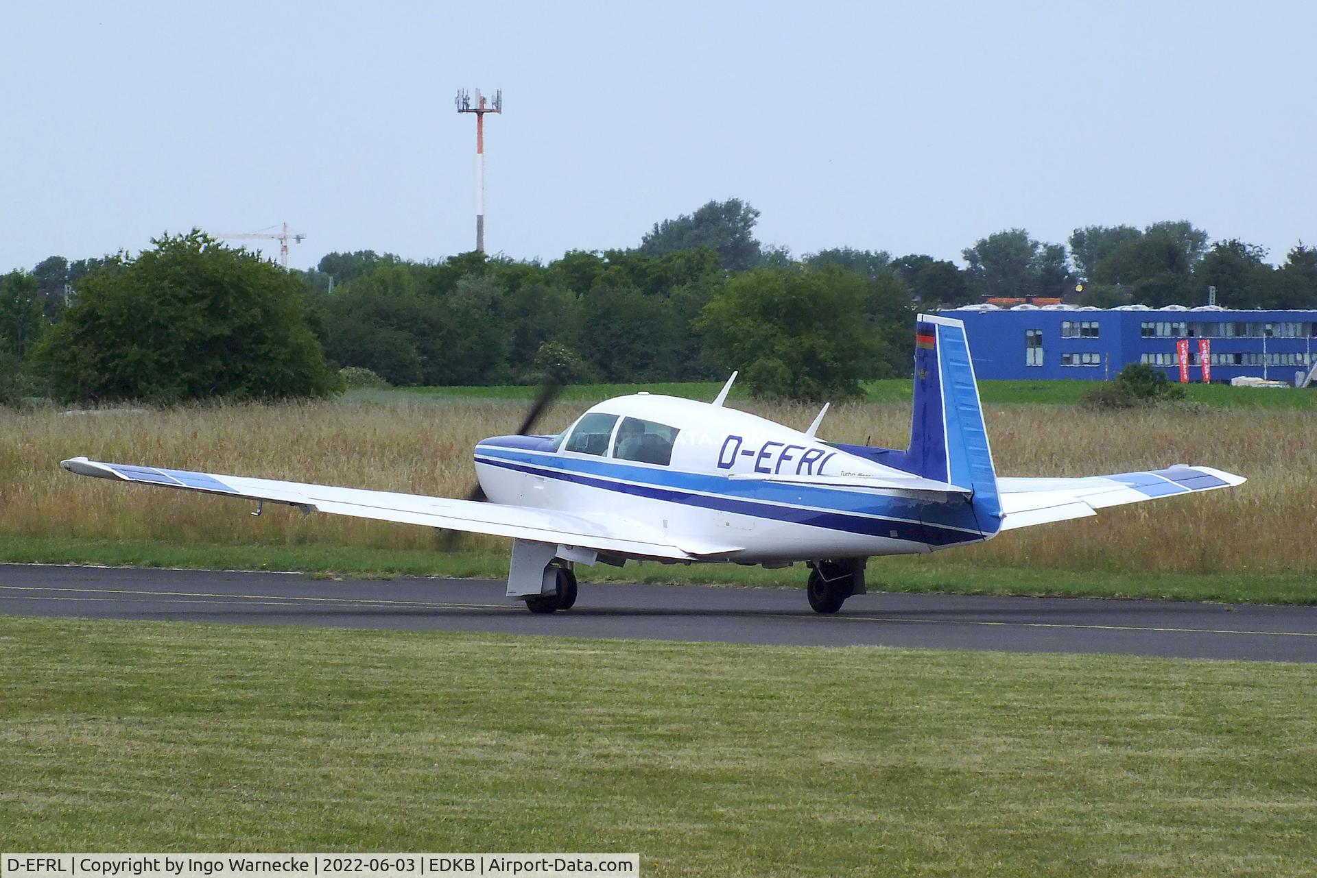 D-EFRL, 1979 Mooney M20K C/N 25-0153, Mooney M20K at Bonn-Hangelar airfield '2205-06