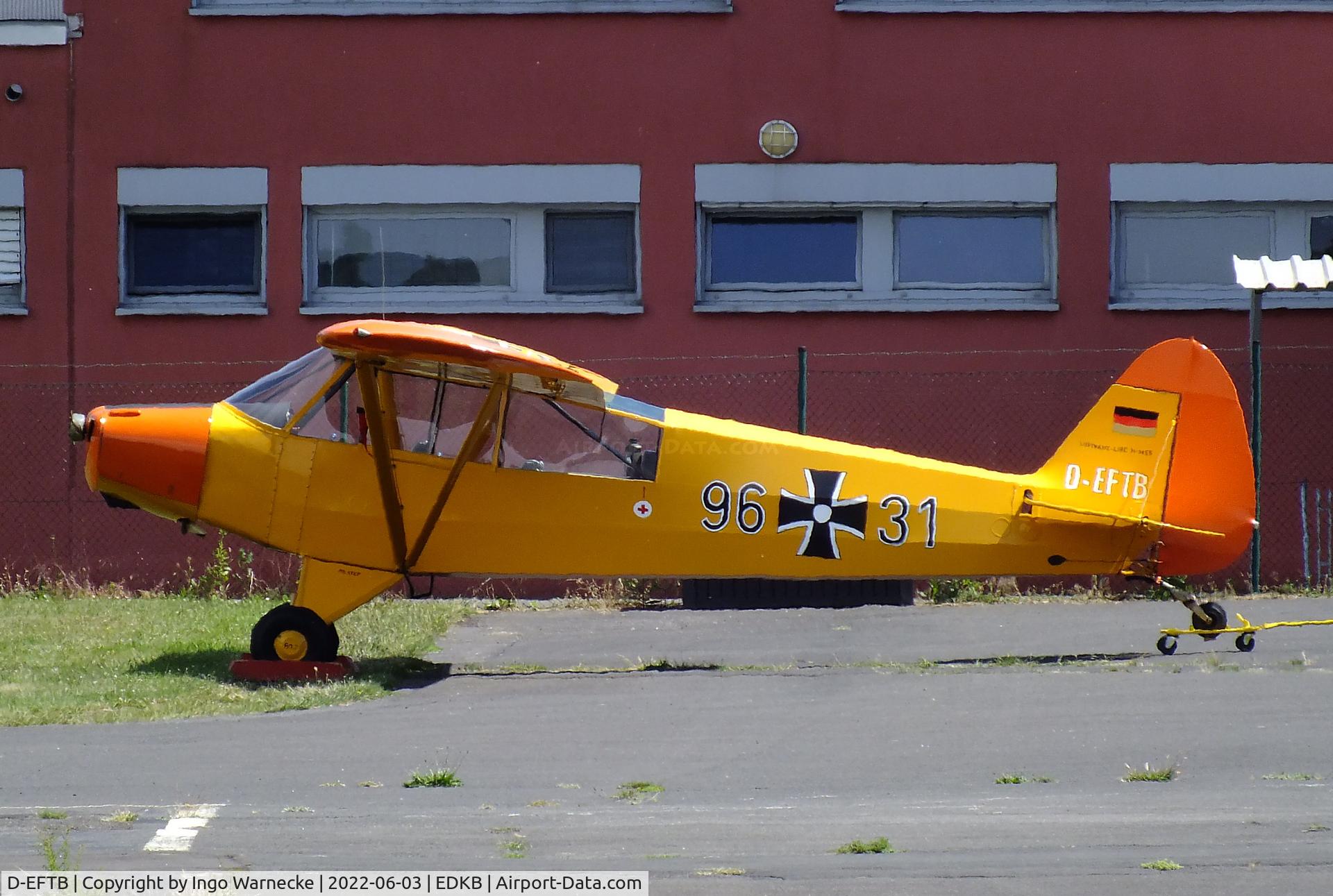 D-EFTB, 1954 Piper L-18C Super Cub (PA-18-95) C/N 18-3455, Piper L-18C Super Cub (PA-18-95) at Bonn-Hangelar airfield '2205-06