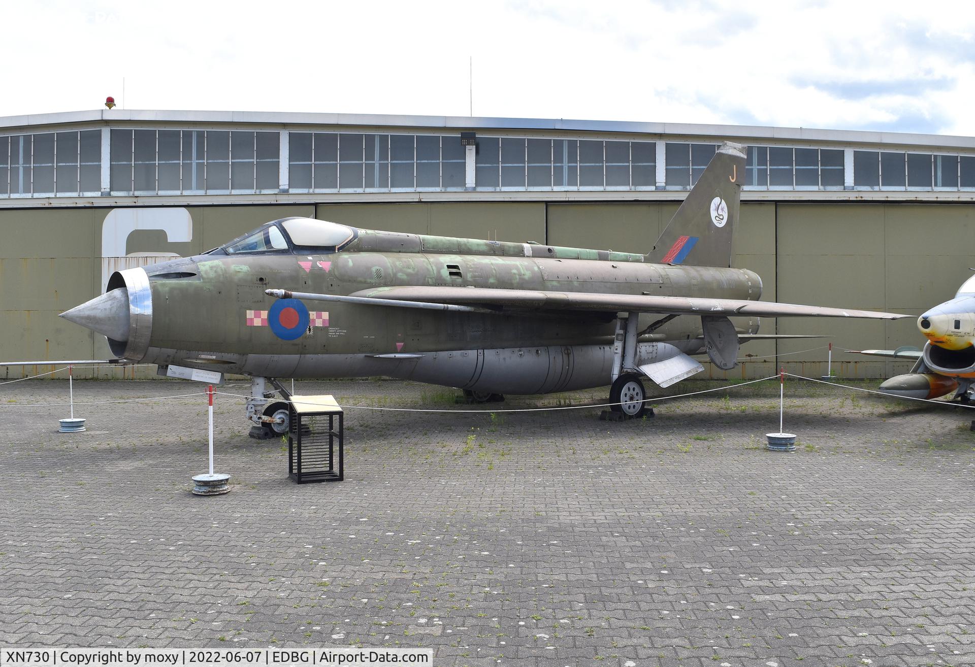 XN730, 1961 English Electric Lightning F.2A C/N 95107, English Electric Lightning F.2A at the Bundeswehr Museum of Military History – Berlin-Gatow Airfield